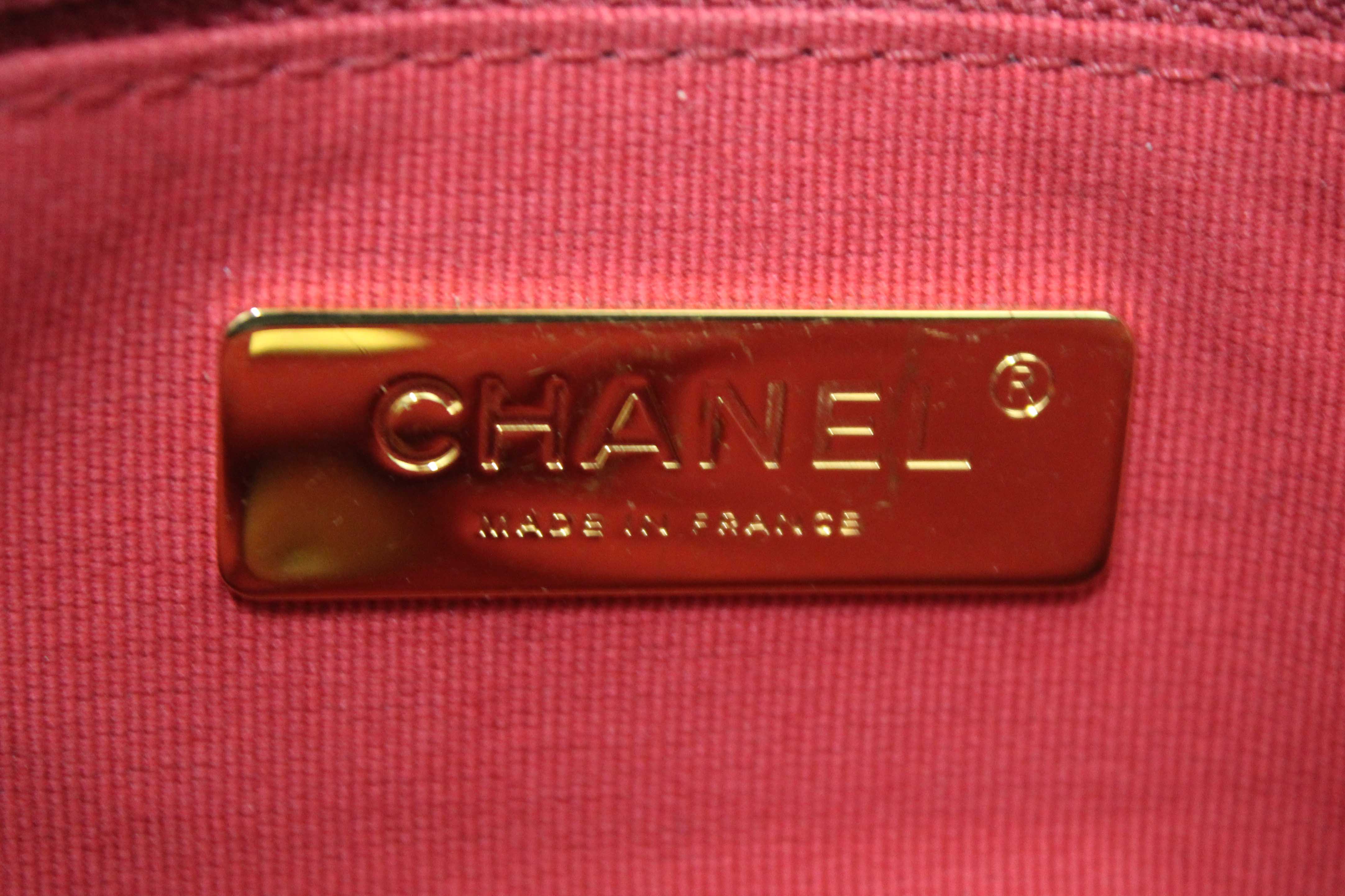 Authentic Chanel 19 Large Black Quilted Lambskin Leather Shoulder Bag