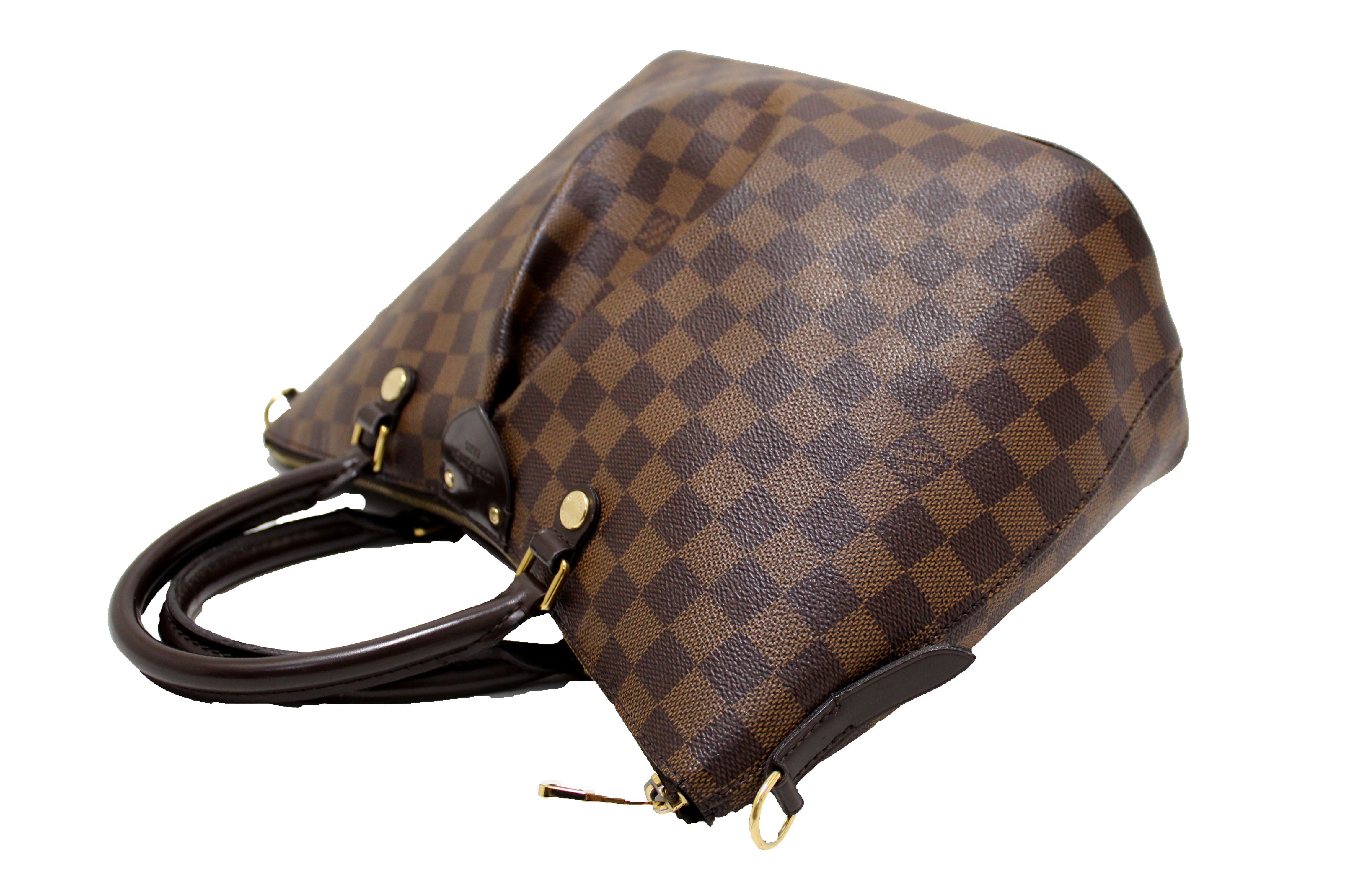 Louis Vuitton Shoulder Bag Siena mm Damier Ebene Canvas Shoulder Hand Bag Preowned