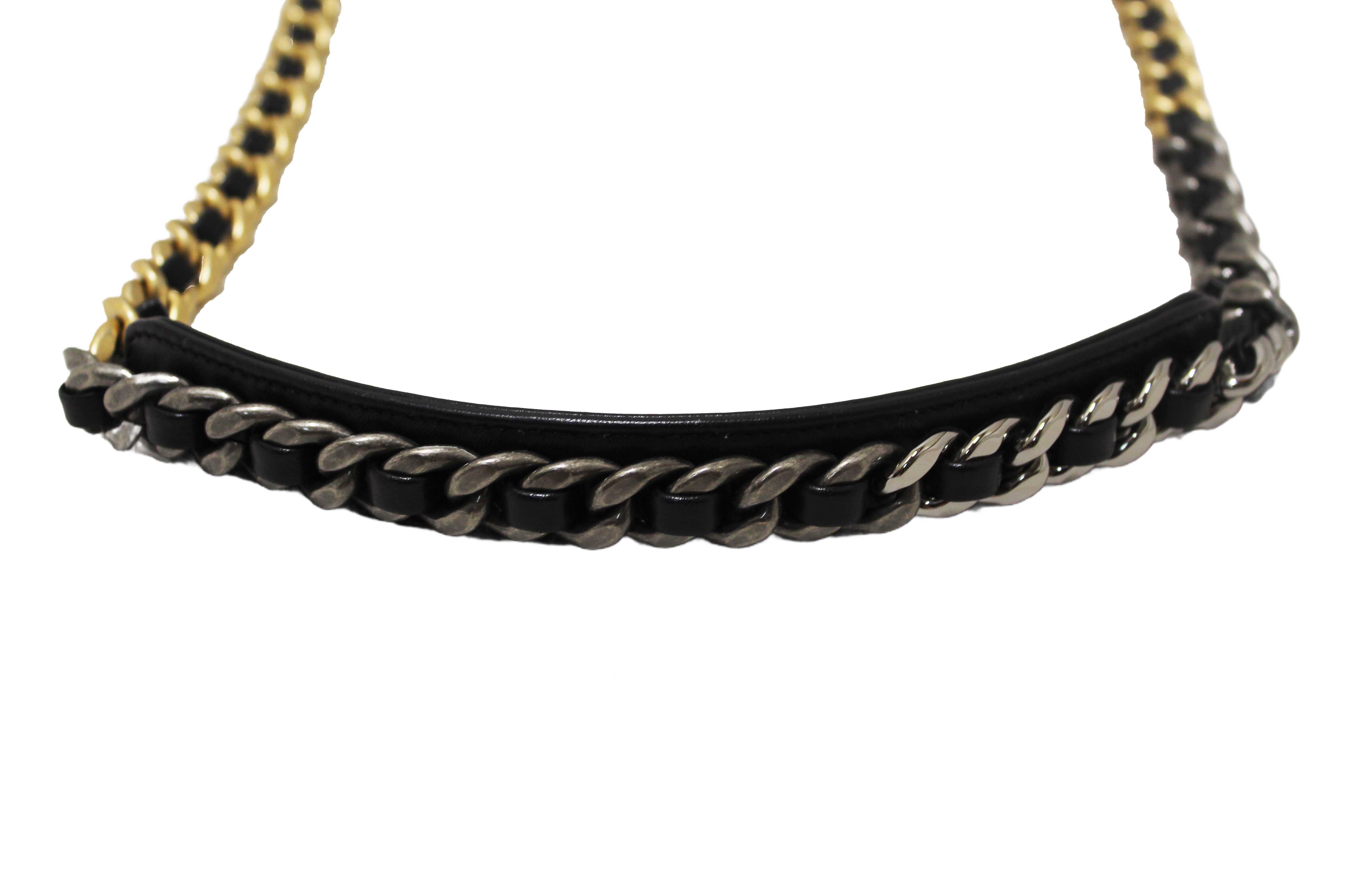 Authentic Chanel 19 Large Black Quilted Lambskin Leather Shoulder Bag