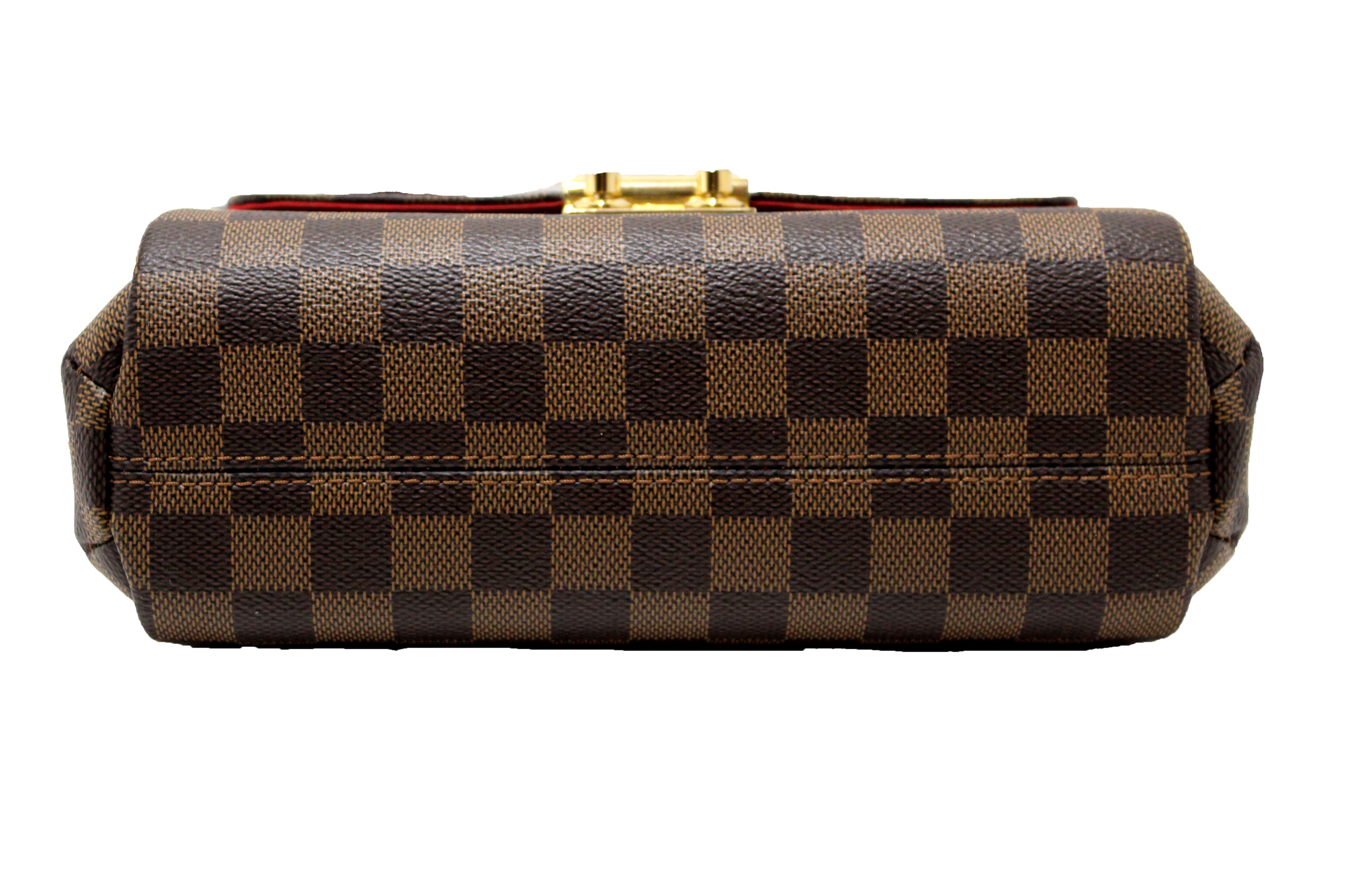 Authentic Louis Vuitton Damier Ebene Croisette Handbag/Messenger Bag