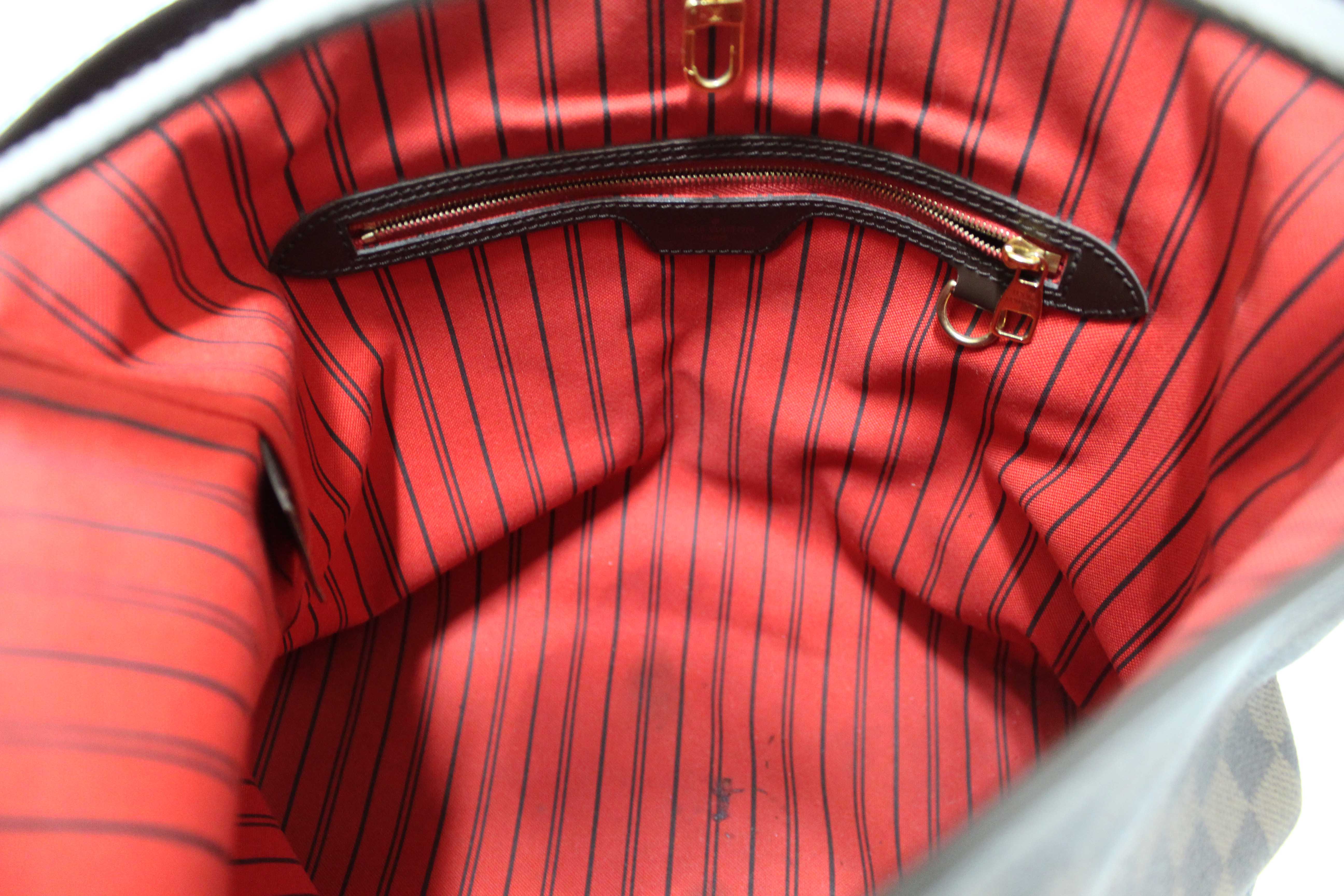 Authentic Louis Vuitton Damier Ebene Delightful PM Hobo Shoulder Bag