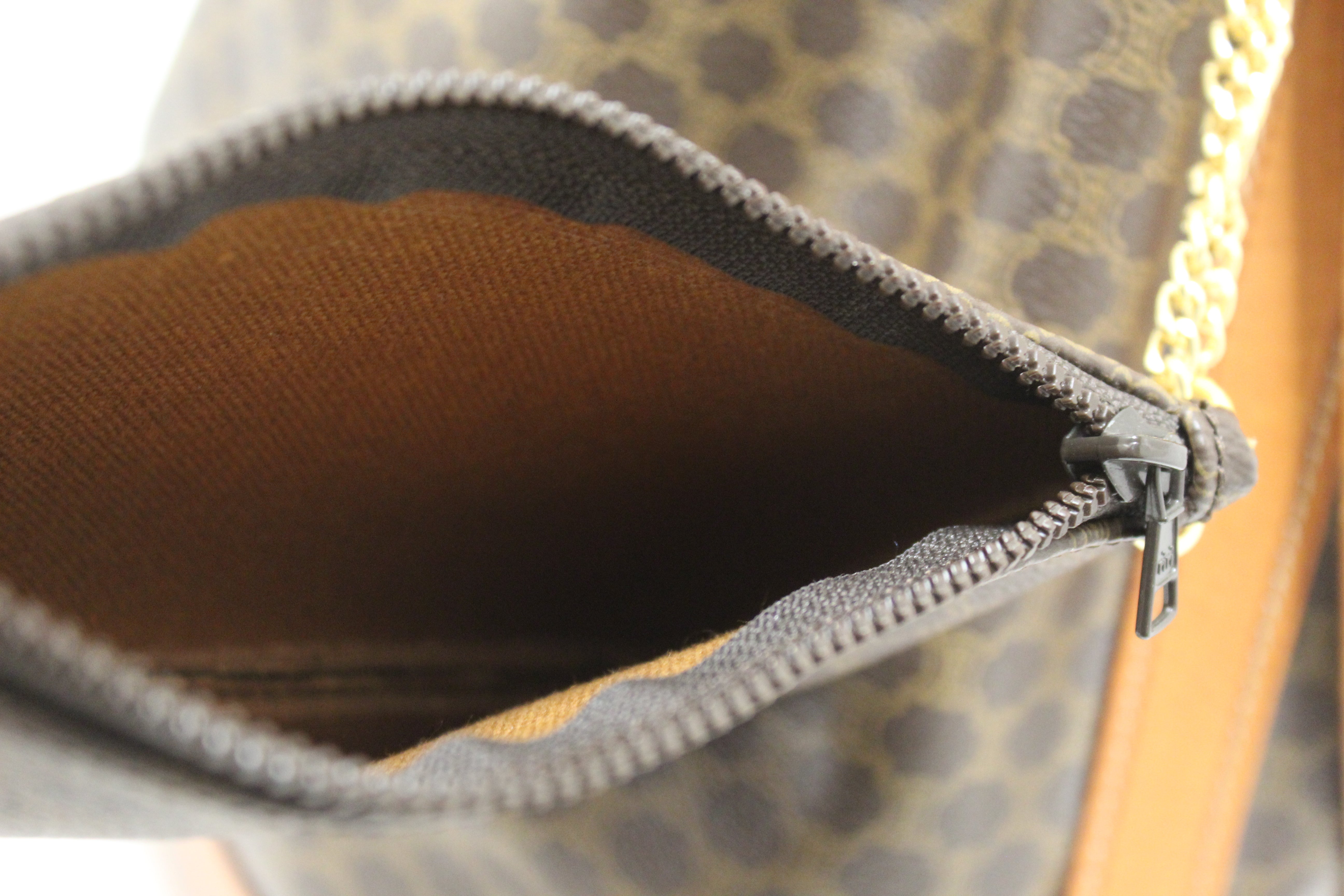 Authentic Celine Vintage Macadam Drawstring Bucket Bag