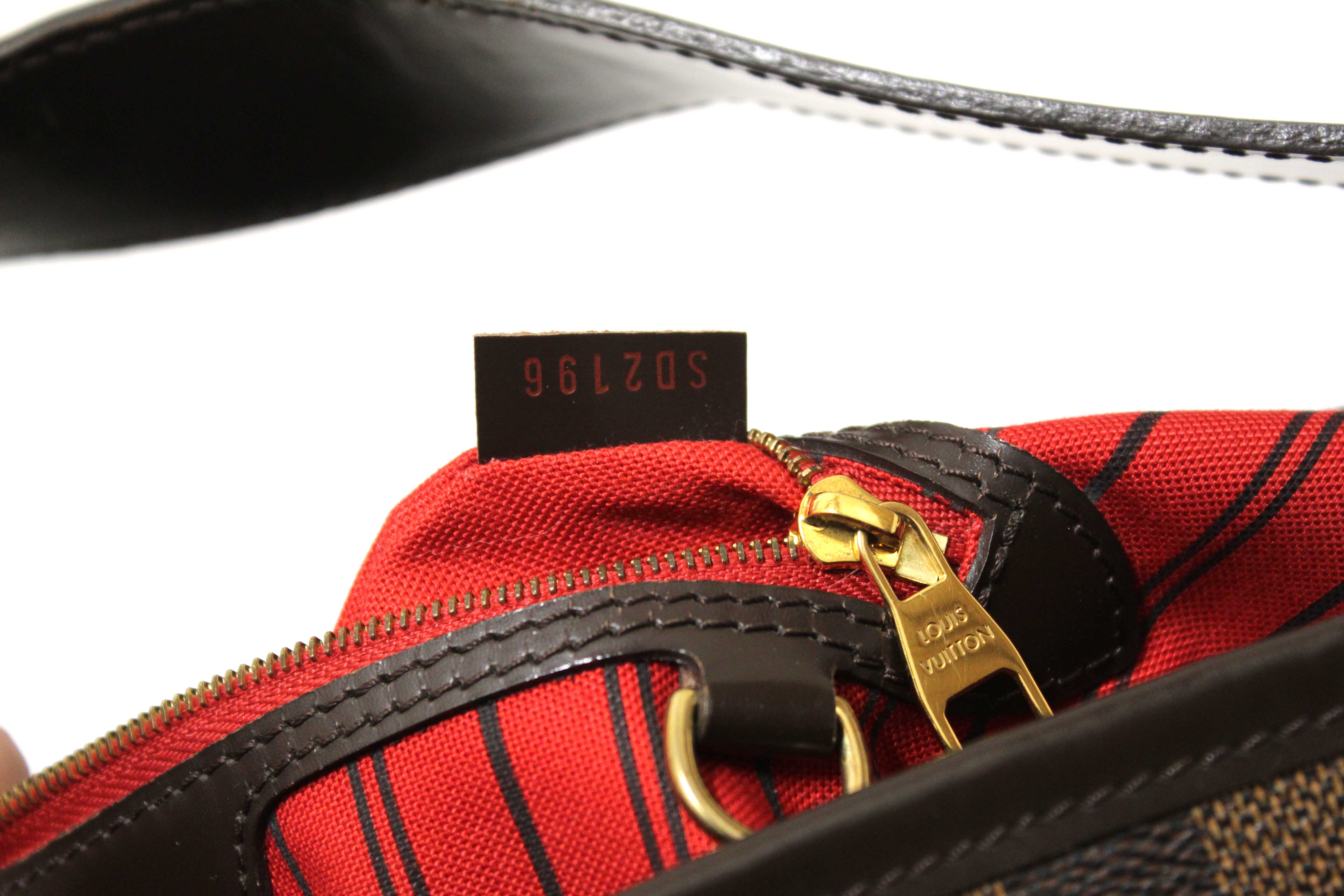 Authentic Louis Vuitton Damier Ebene Delightful PM Hobo Shoulder Bag