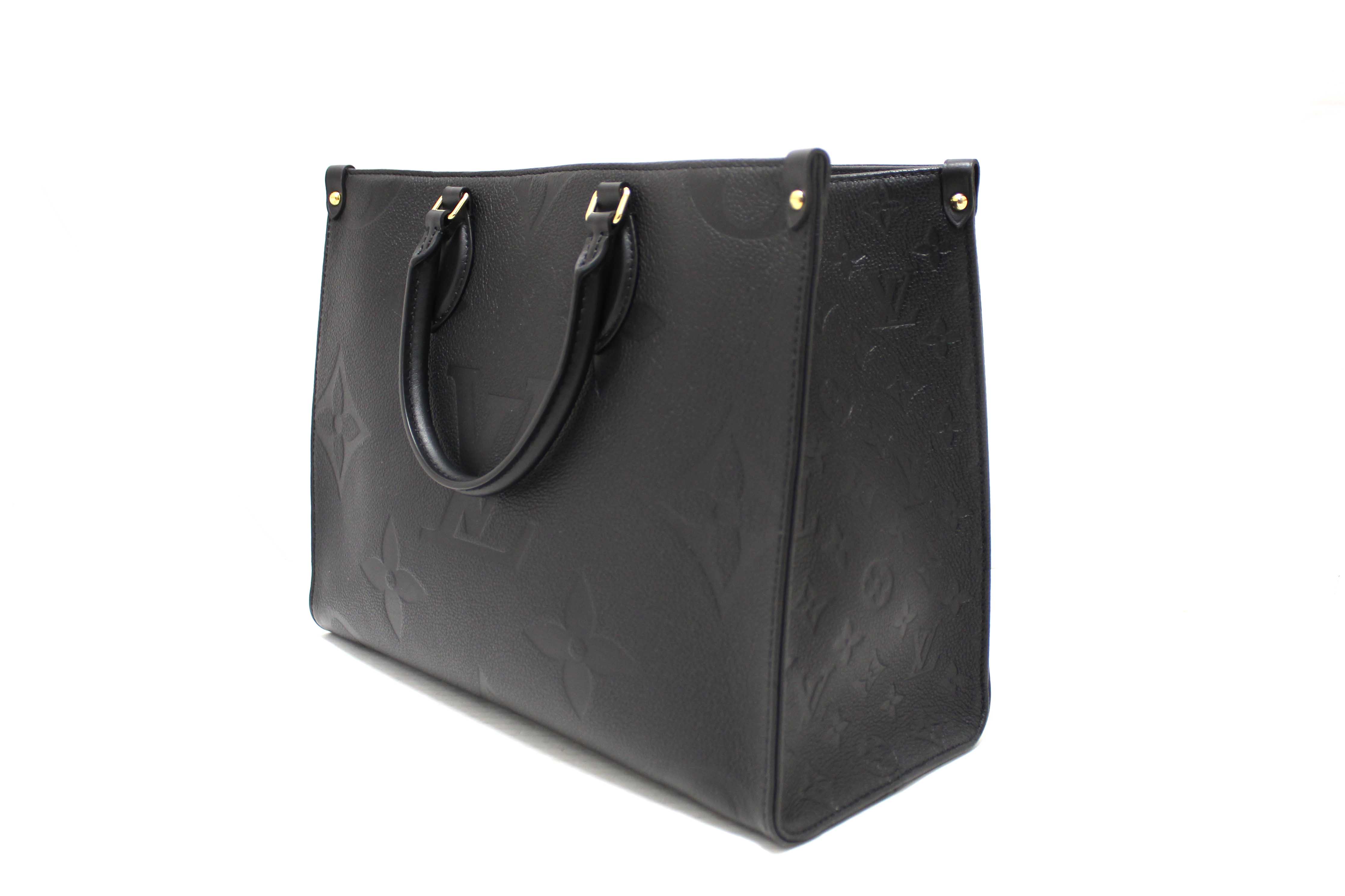 Authentic Louis Vuitton Monogram Empreinte Leather OnTheGo MM Tote bag