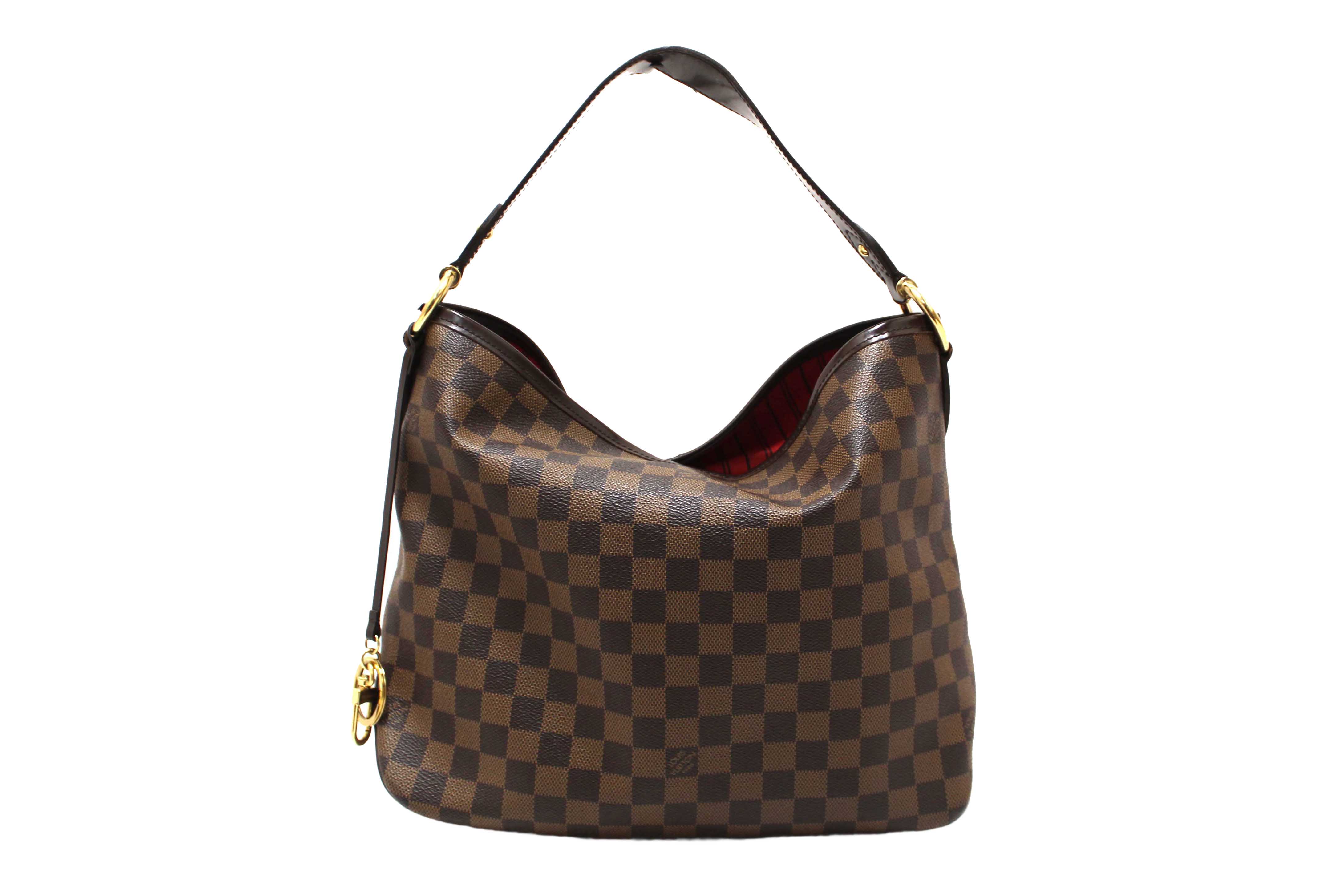 Authentic Louis Vuitton Damier Ebene Delightful PM Hobo Shoulder Bag