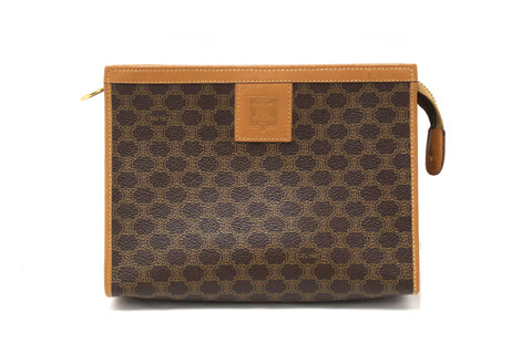 Authentic Celine Vintage Macadam Small Square Pouch