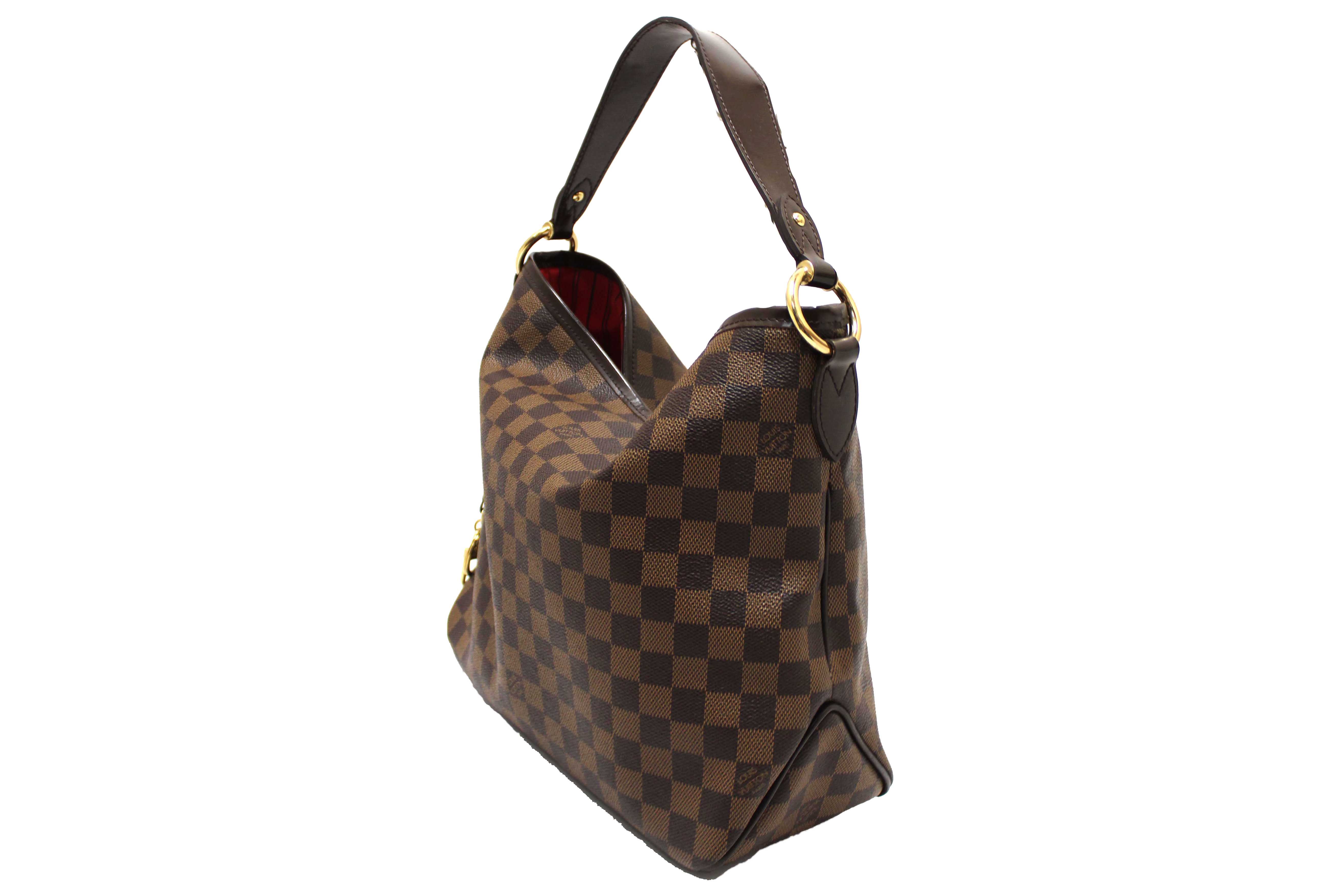 Authentic Louis Vuitton Damier Ebene Delightful PM Hobo Shoulder Bag