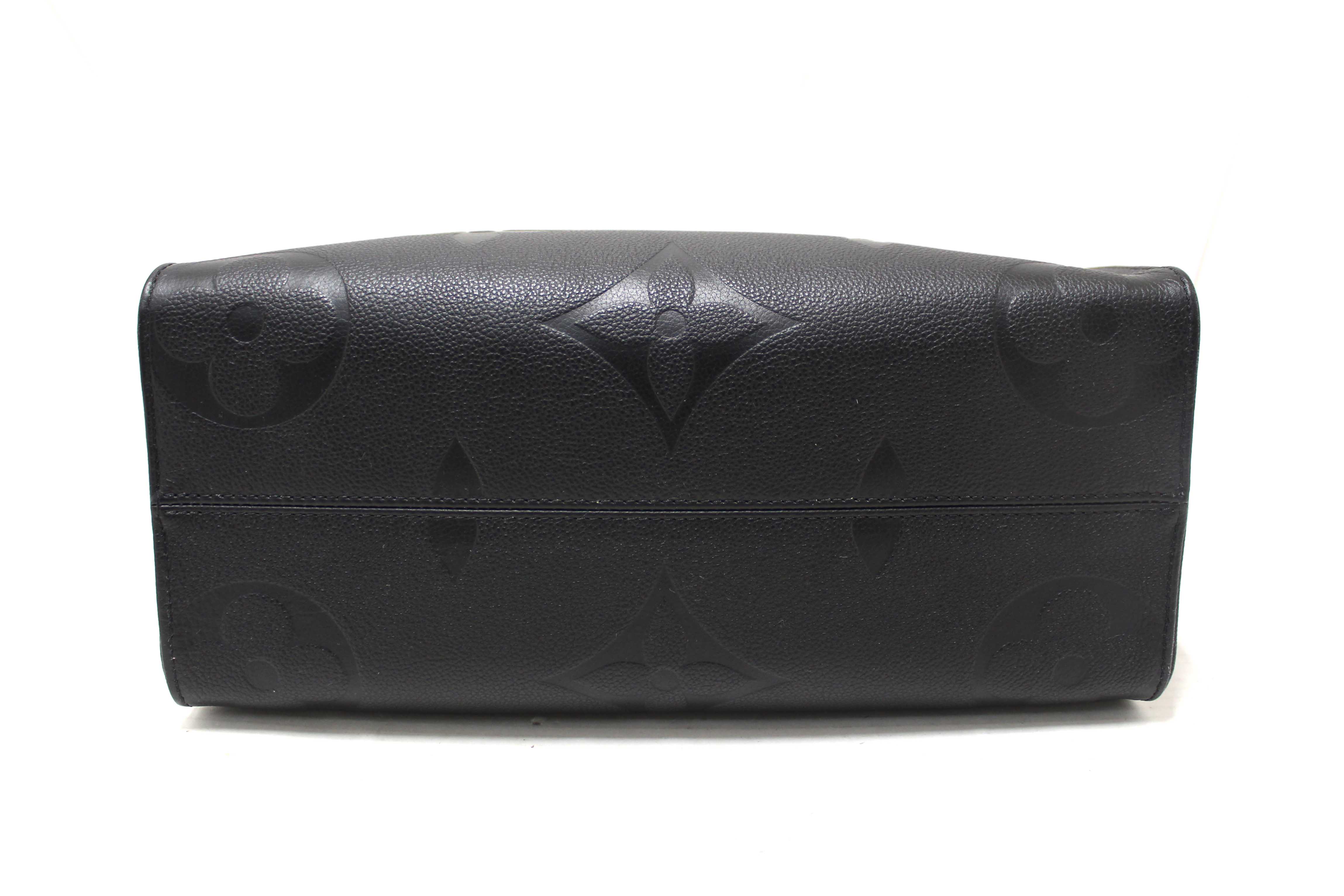 Authentic Louis Vuitton Monogram Empreinte Leather OnTheGo MM Tote bag