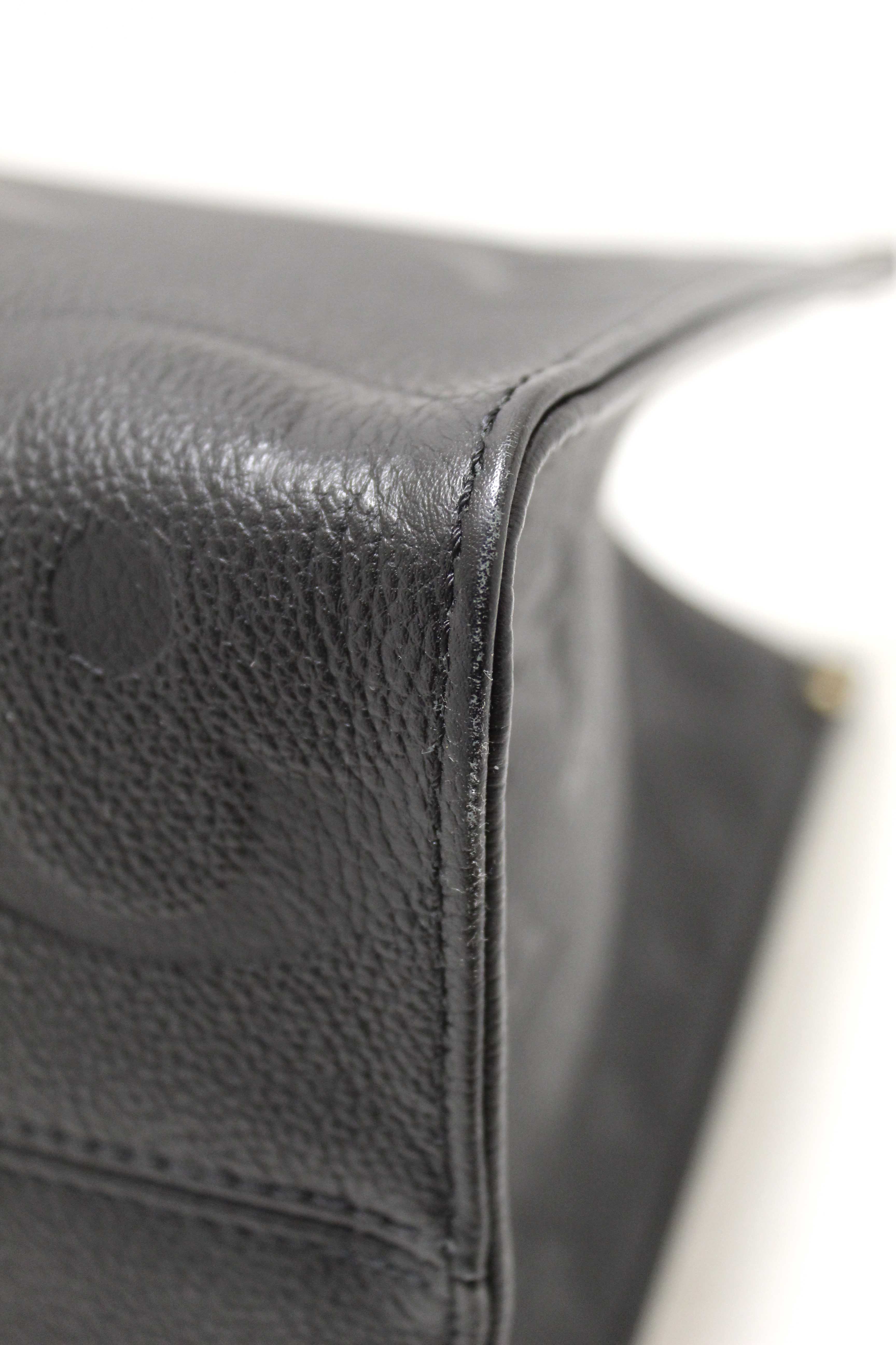 Authentic Louis Vuitton Monogram Empreinte Leather OnTheGo MM Tote bag