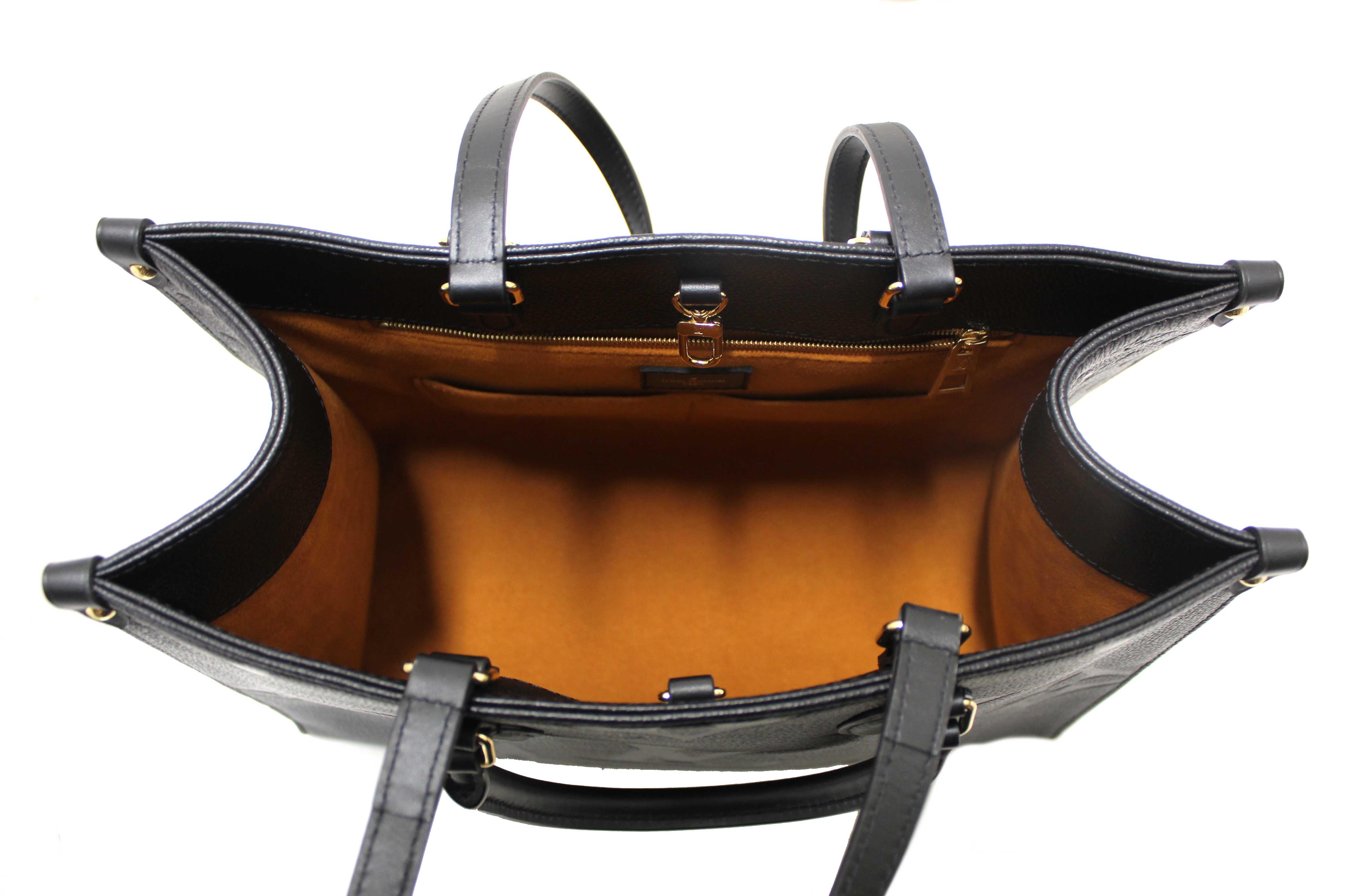 Authentic Louis Vuitton Monogram Empreinte Leather OnTheGo MM Tote bag