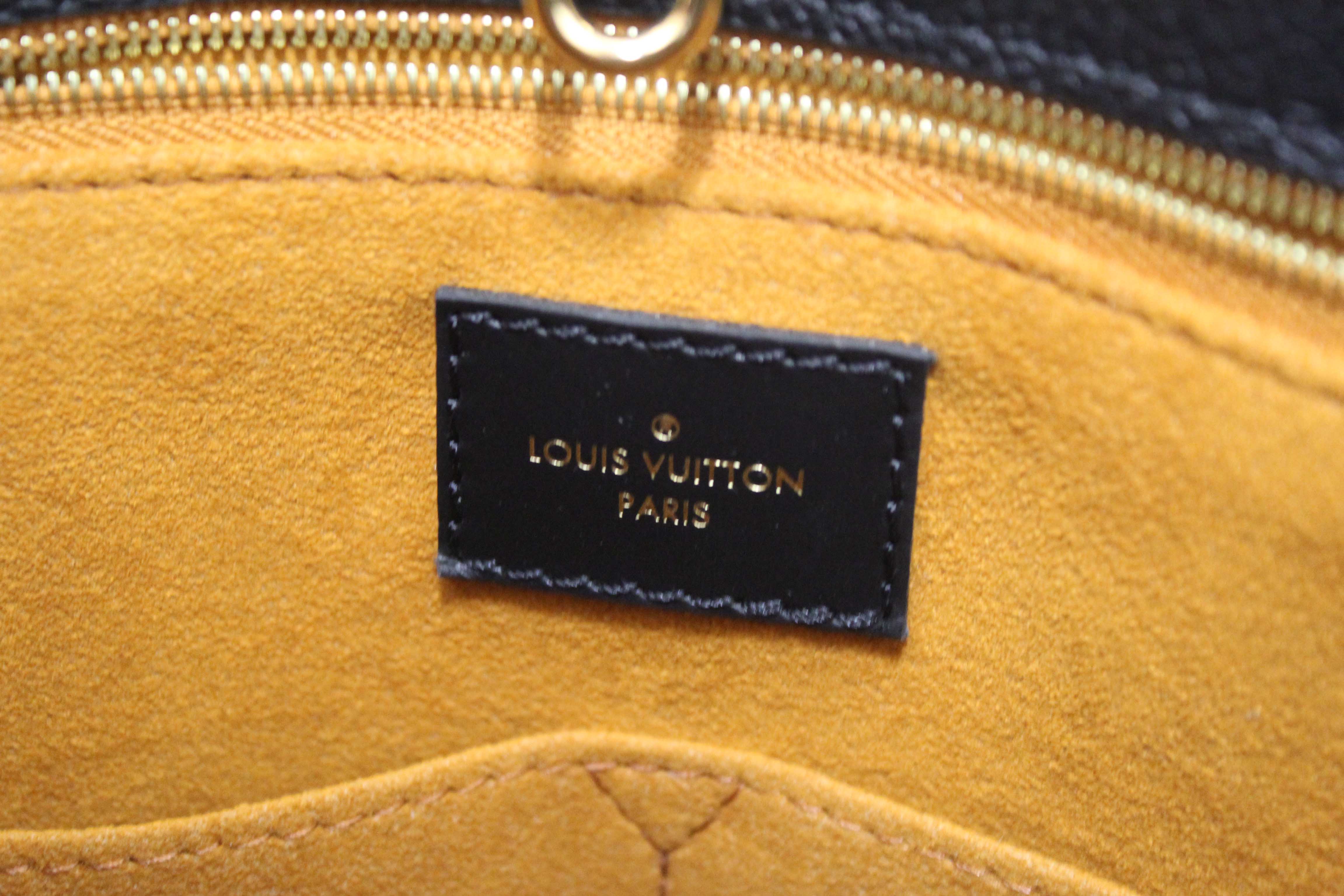 Authentic Louis Vuitton Monogram Empreinte Leather OnTheGo MM Tote bag