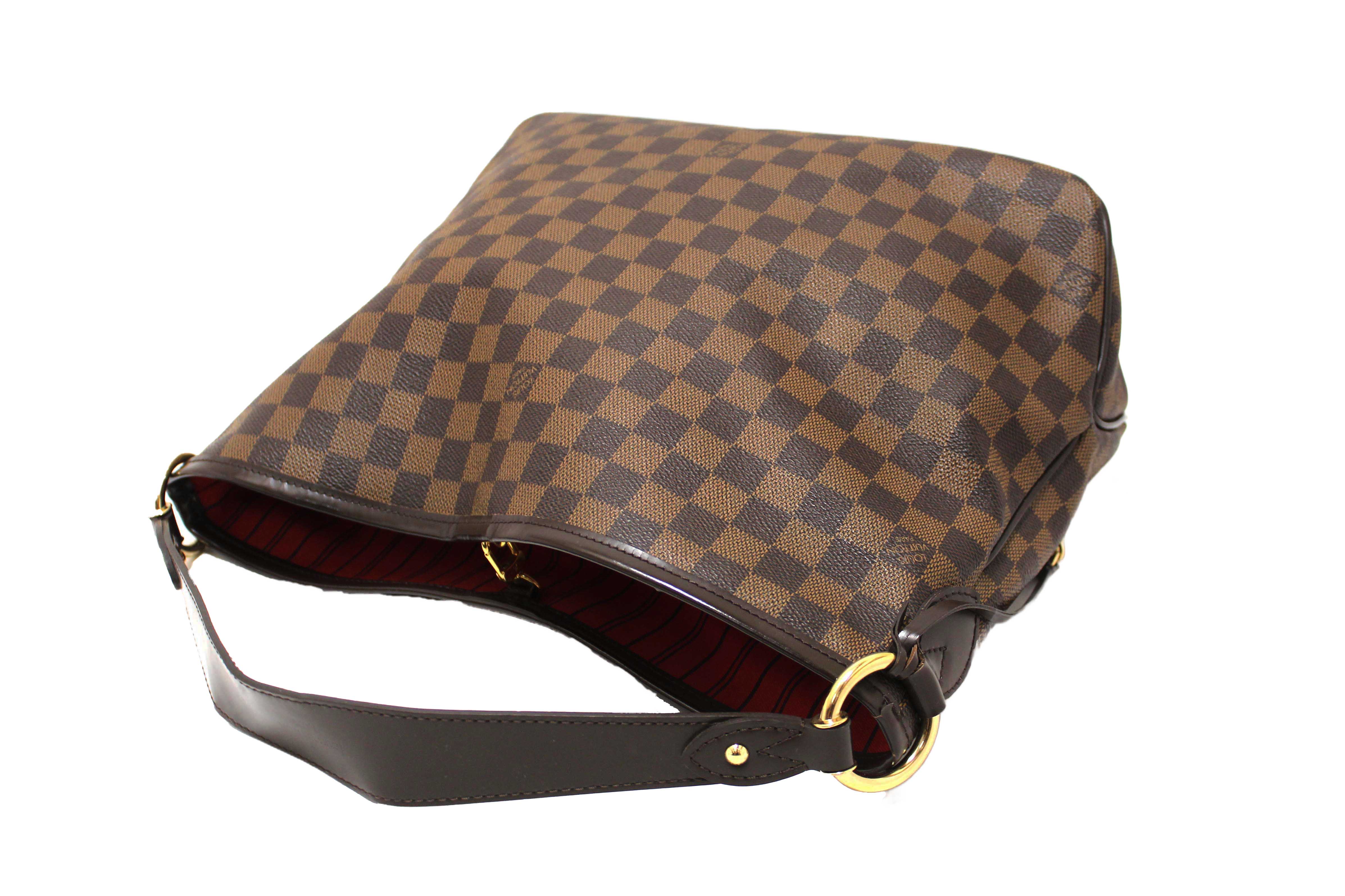 Authentic Louis Vuitton Damier Ebene Delightful PM Hobo Shoulder Bag