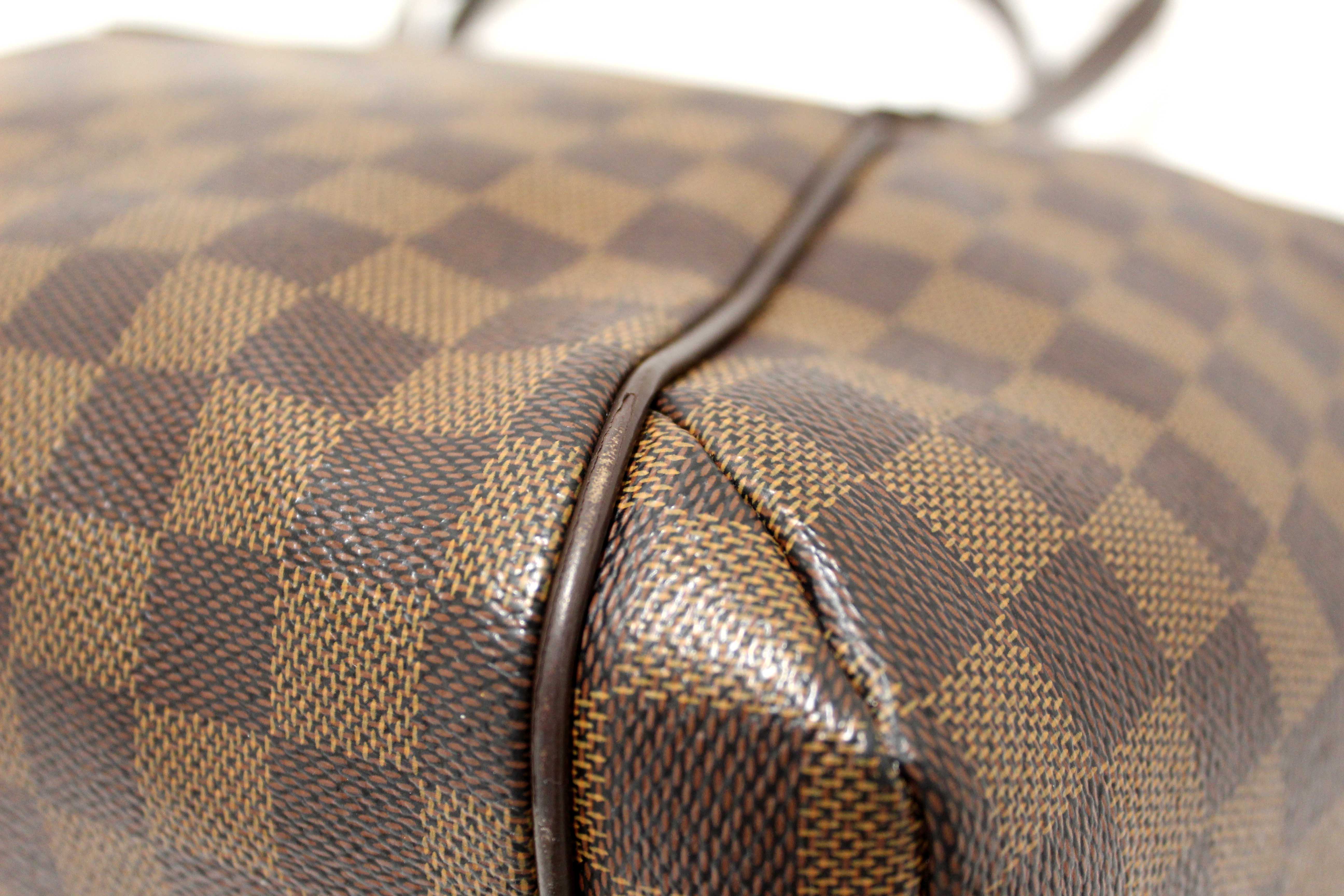 Authentic Louis Vuitton Damier Ebene Totally PM Shoulder Tote Bag