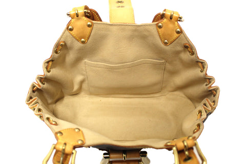 Authentic Louis Vuitton Classic Monogram Canvas Theda GM Handbag