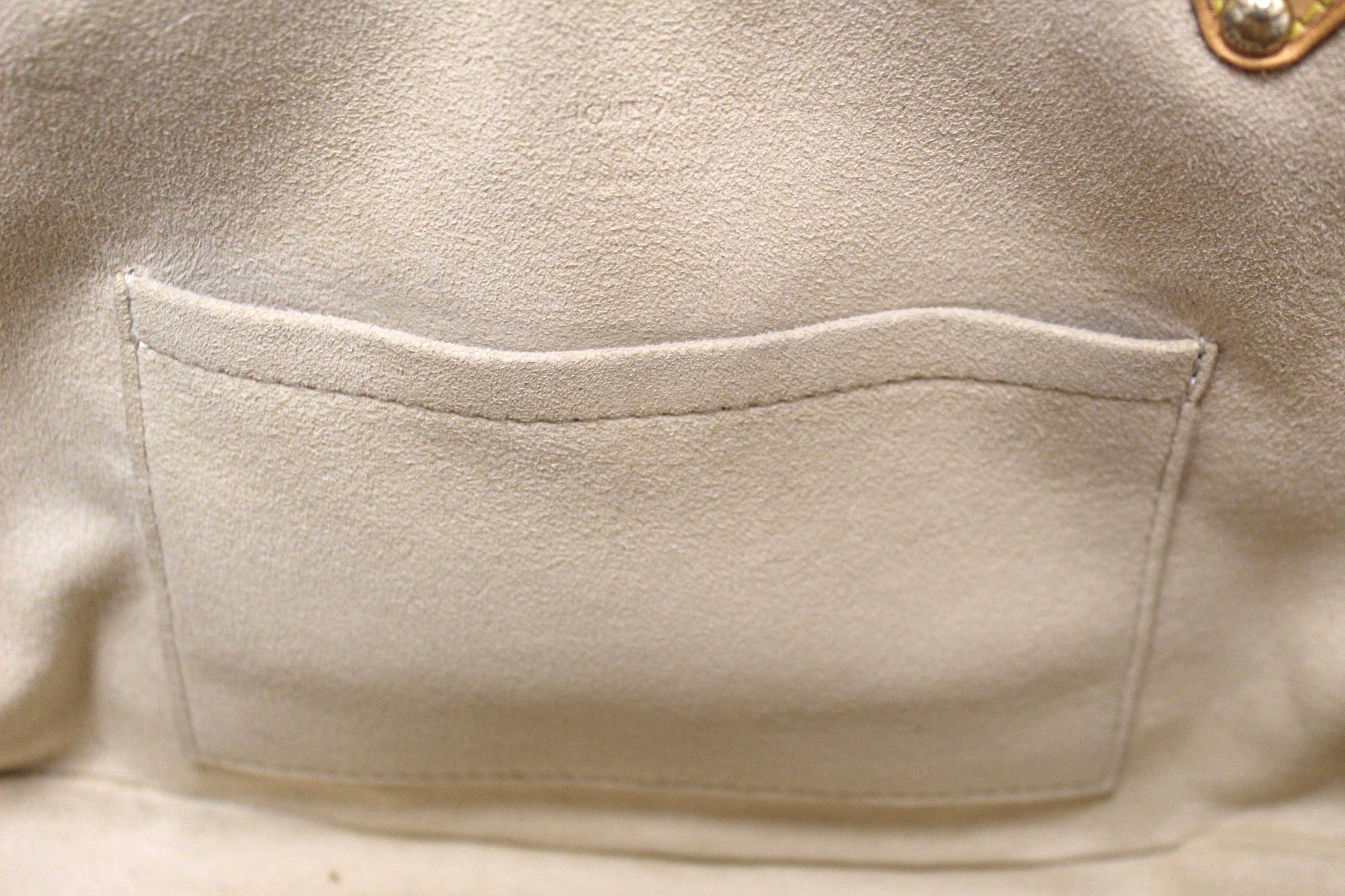 Authentic Louis Vuitton Classic Monogram Canvas Theda GM Handbag