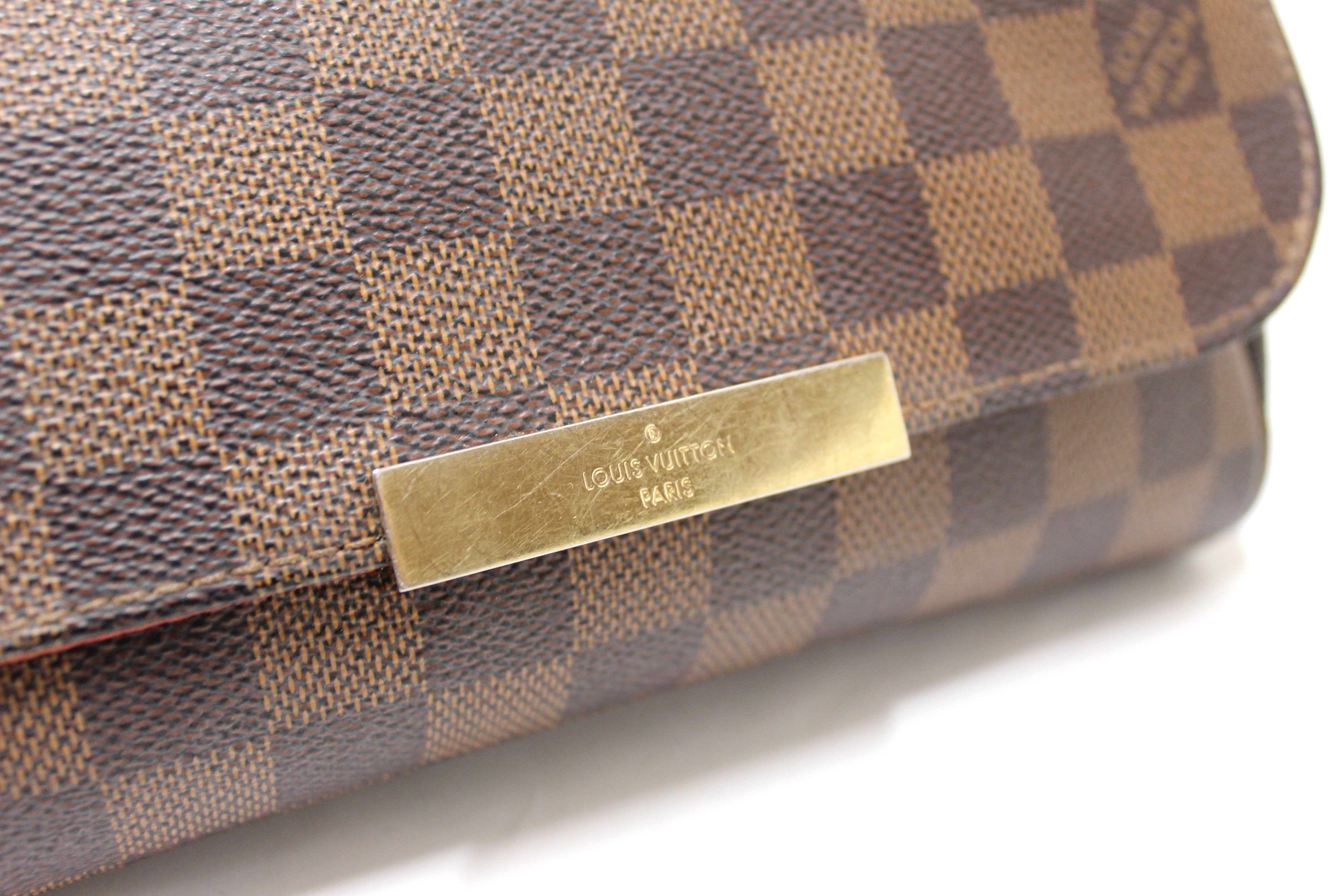 Authentic Louis Vuitton Damier Ebene Favorite PM Messenger Bag