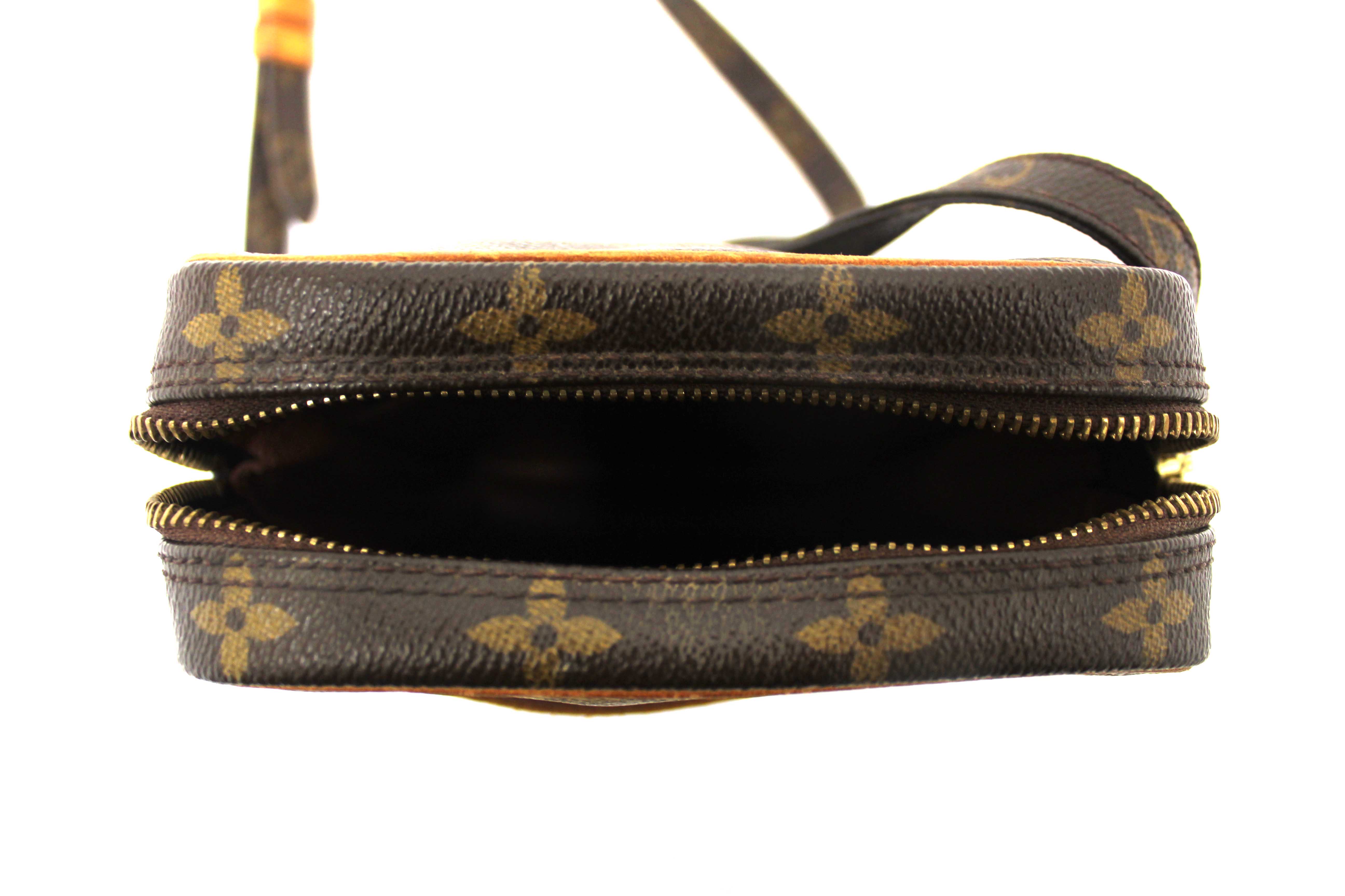 Authentic Louis Vuitton Classic Monogram Canvas Danube Crossbody Bag