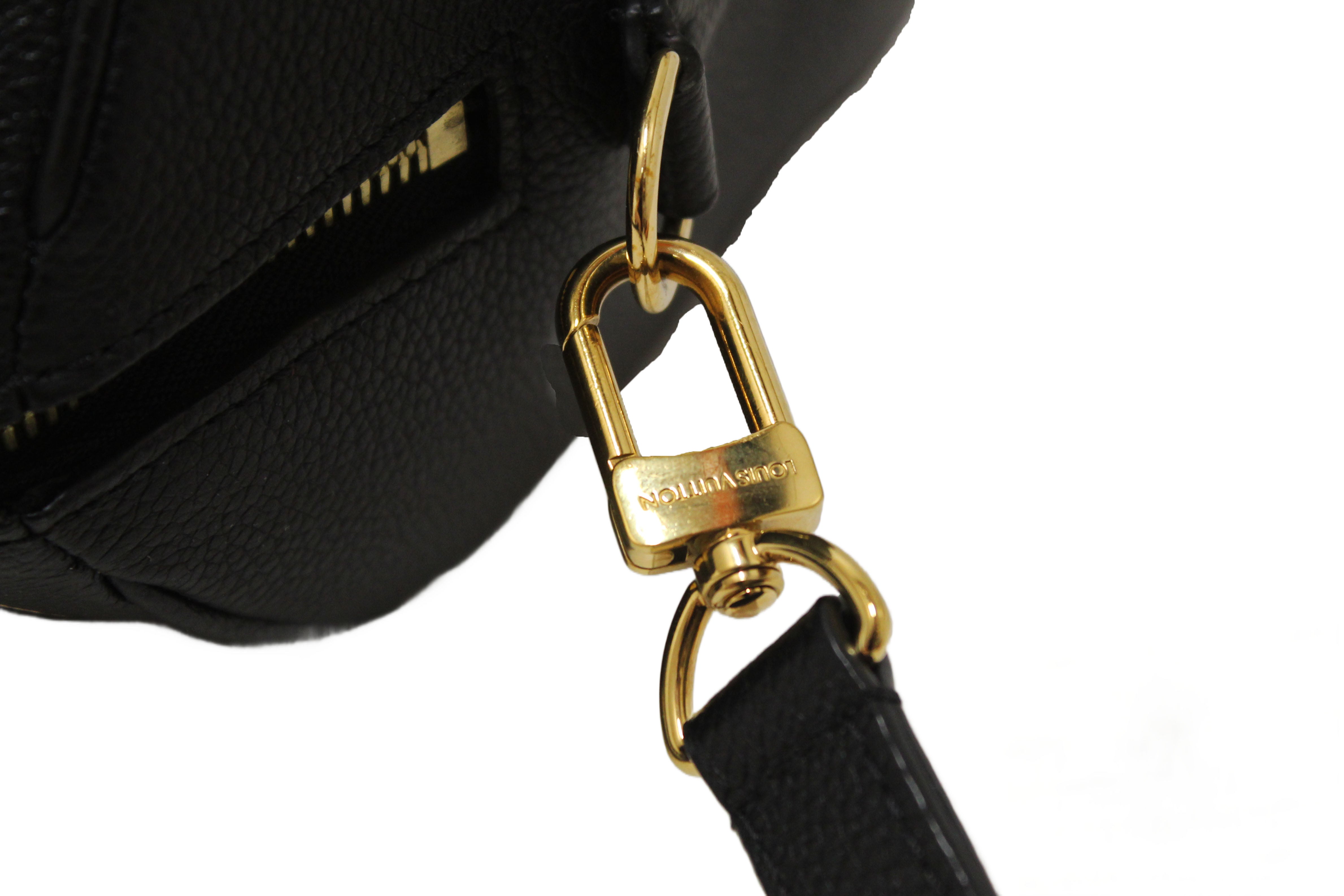 Authentic Louis Vuitton Bicolor Monogram Empreinte Leather Speedy 25 Bandouliere Crossbody Bag