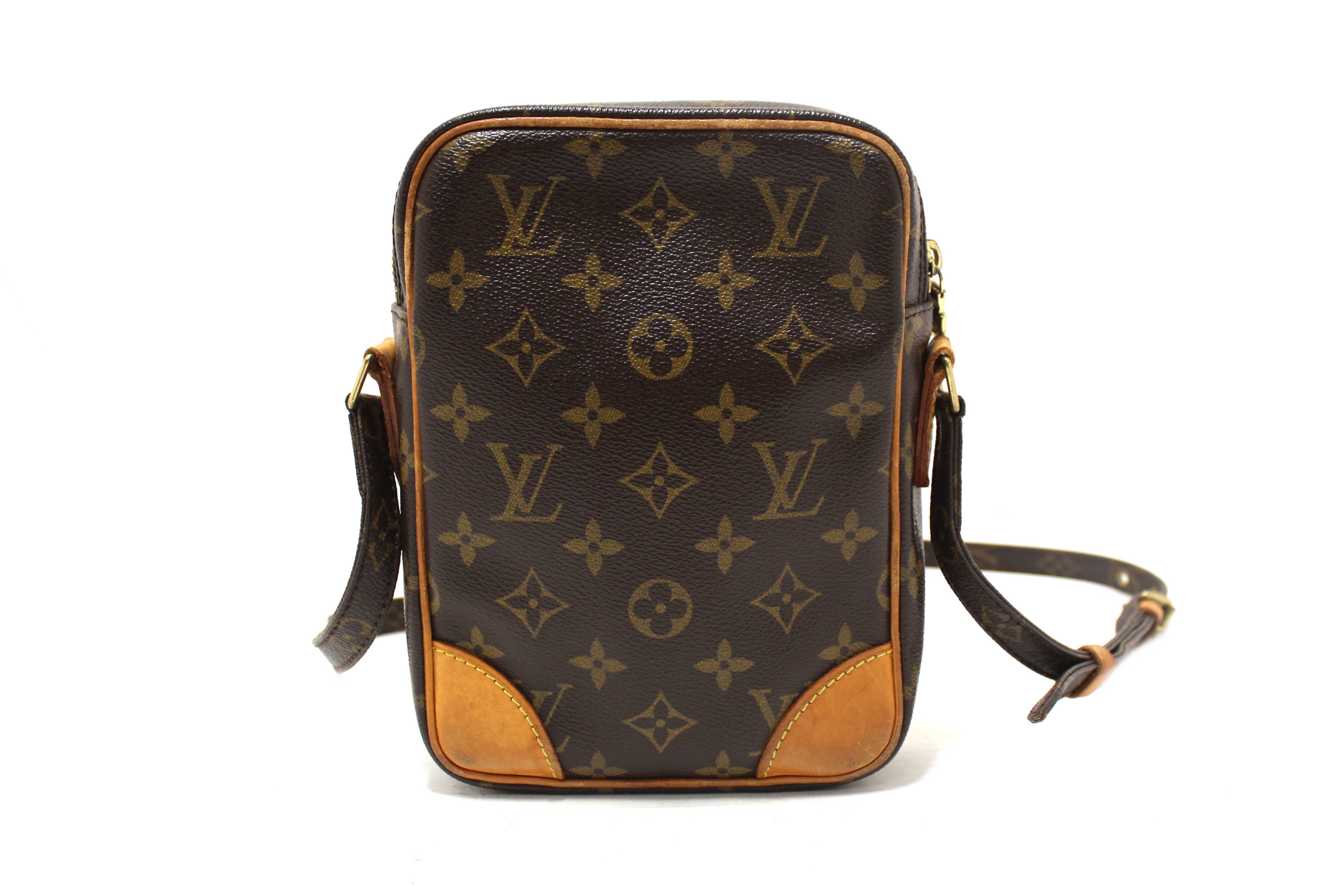 Authentic Louis Vuitton Classic Monogram Canvas Danube Crossbody Bag