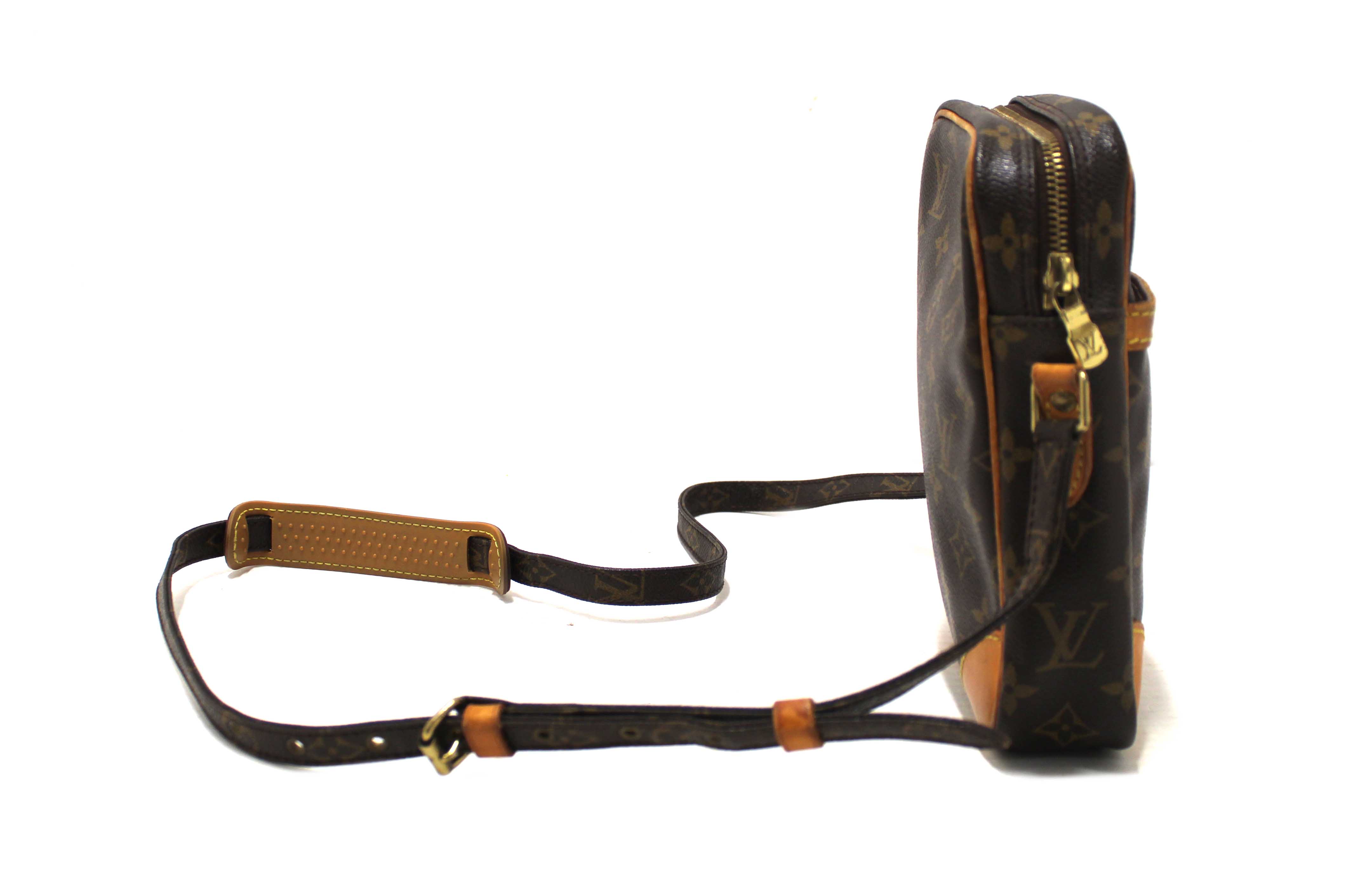 Authentic Louis Vuitton Classic Monogram Canvas Danube Crossbody Bag