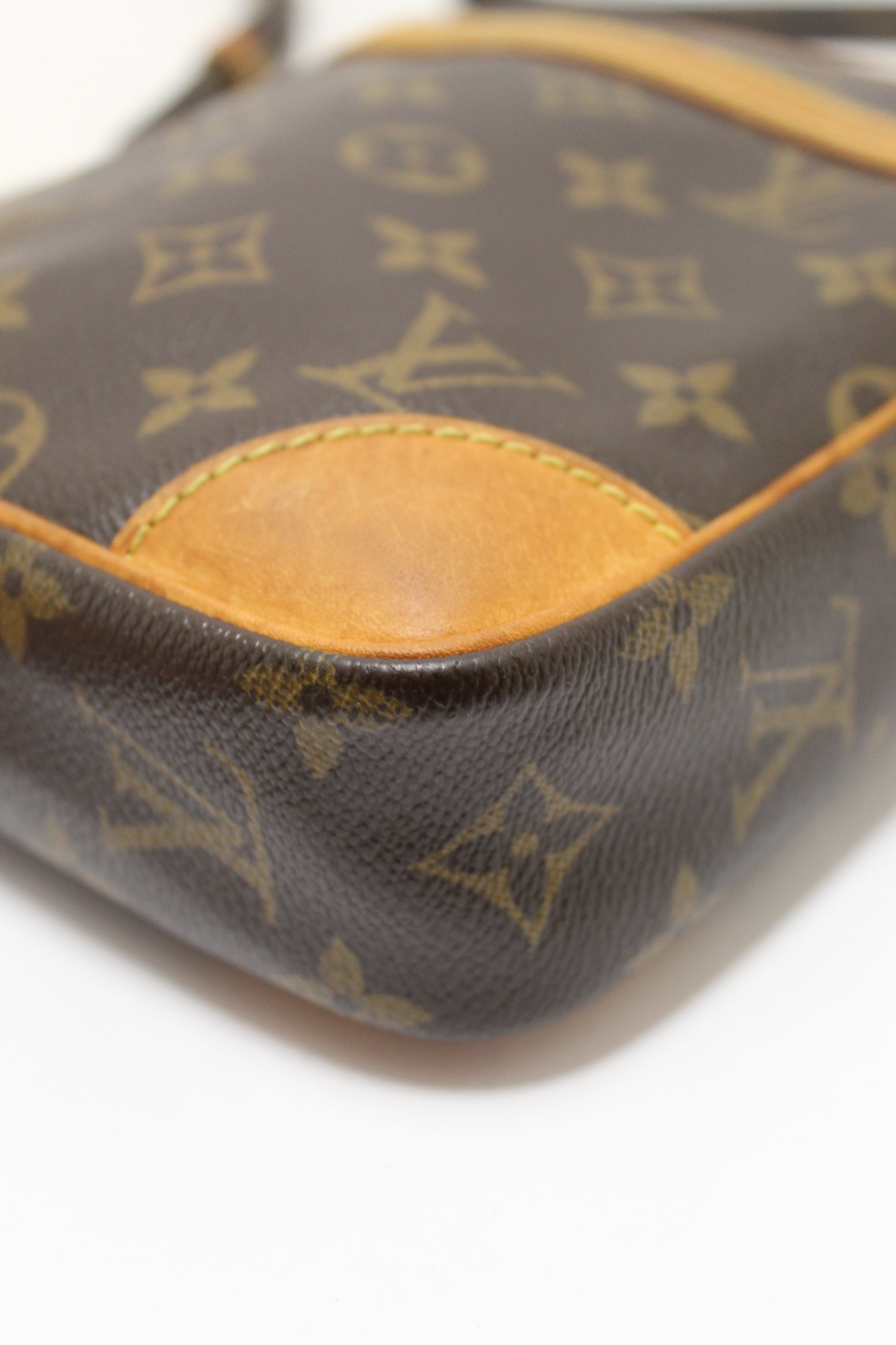 Authentic Louis Vuitton Classic Monogram Canvas Danube Crossbody Bag