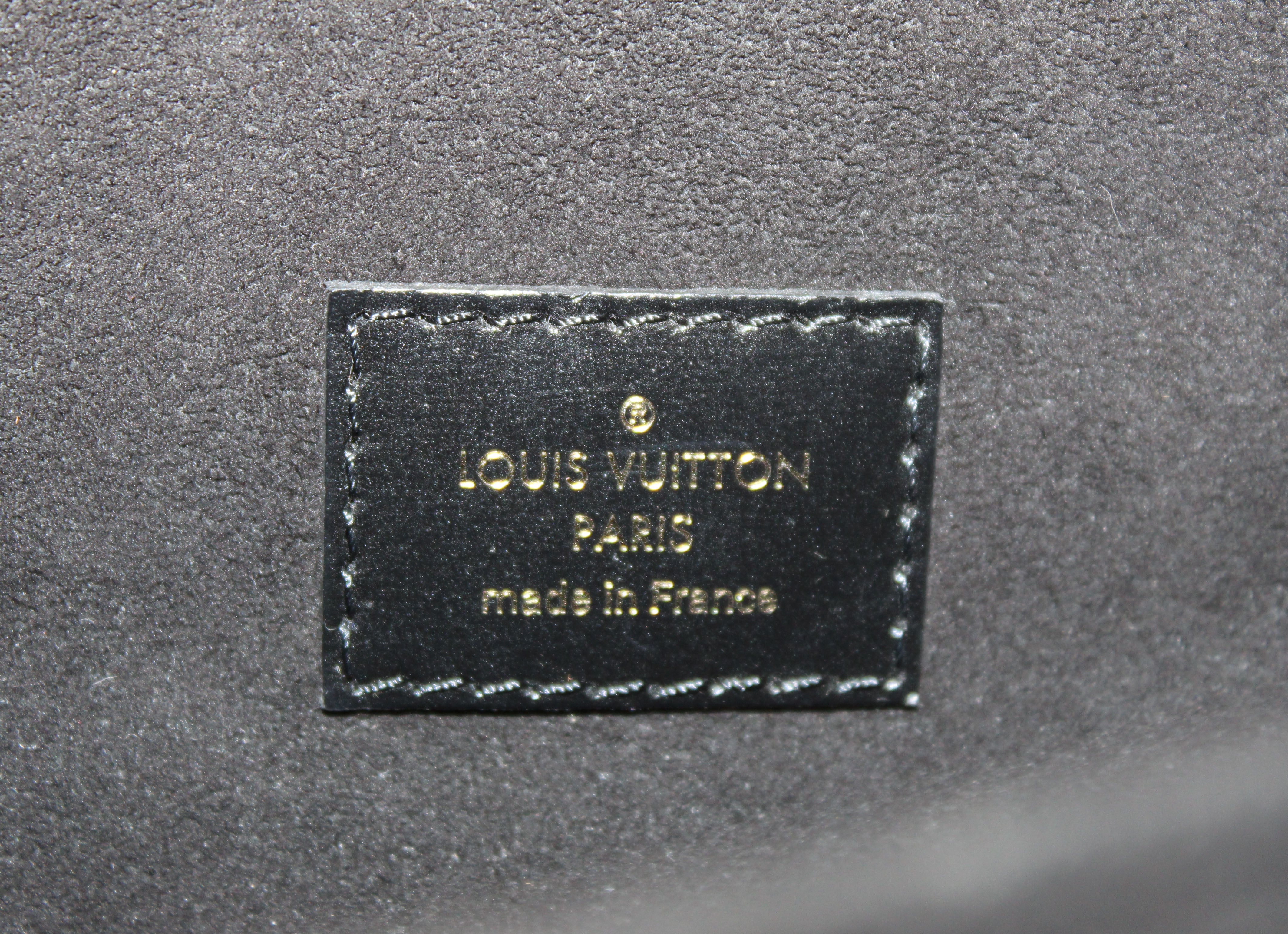 Authentic Louis Vuitton Classic Monogram Reverse Canvas Pochette Metis Bag