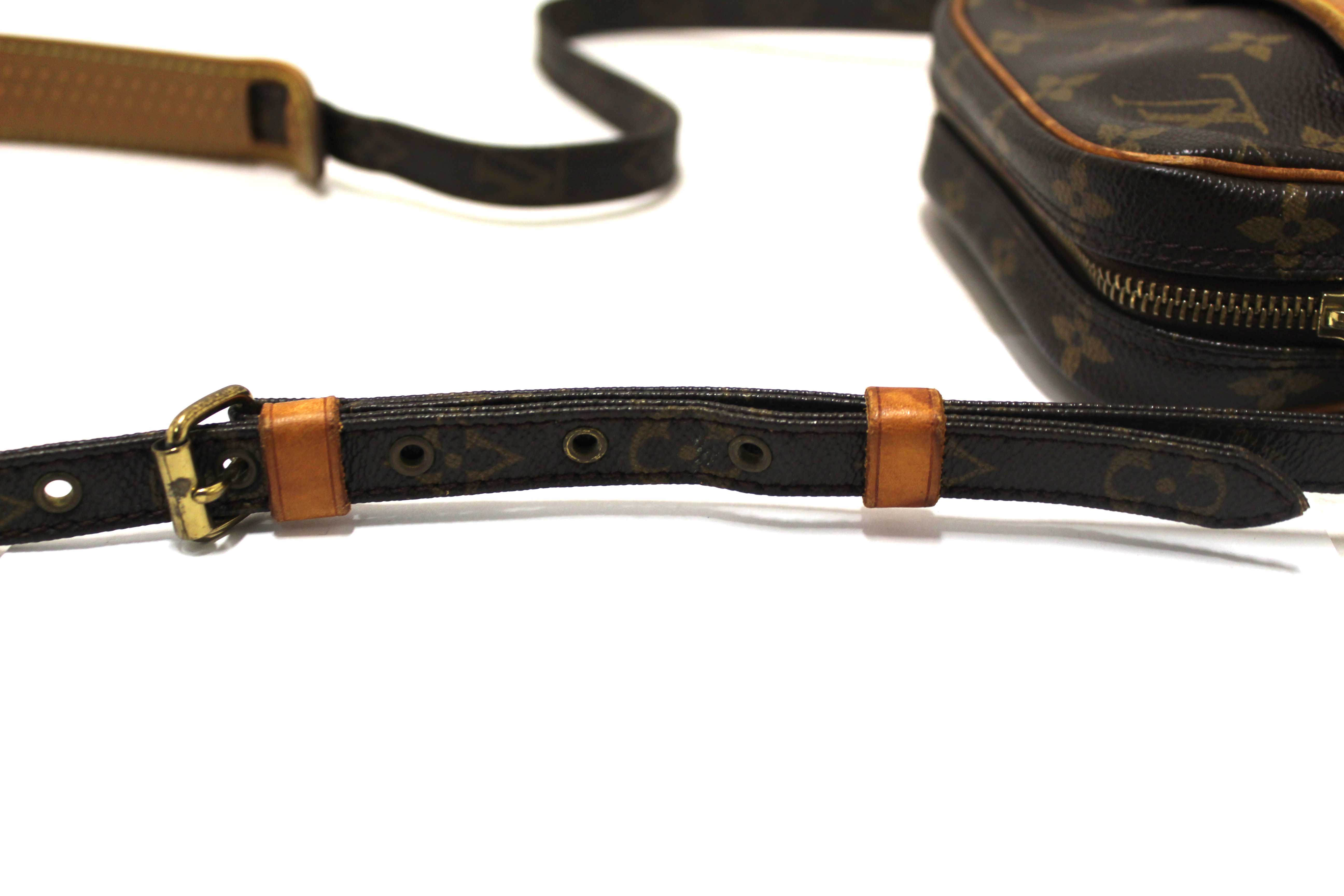 Authentic Louis Vuitton Classic Monogram Canvas Danube Crossbody Bag