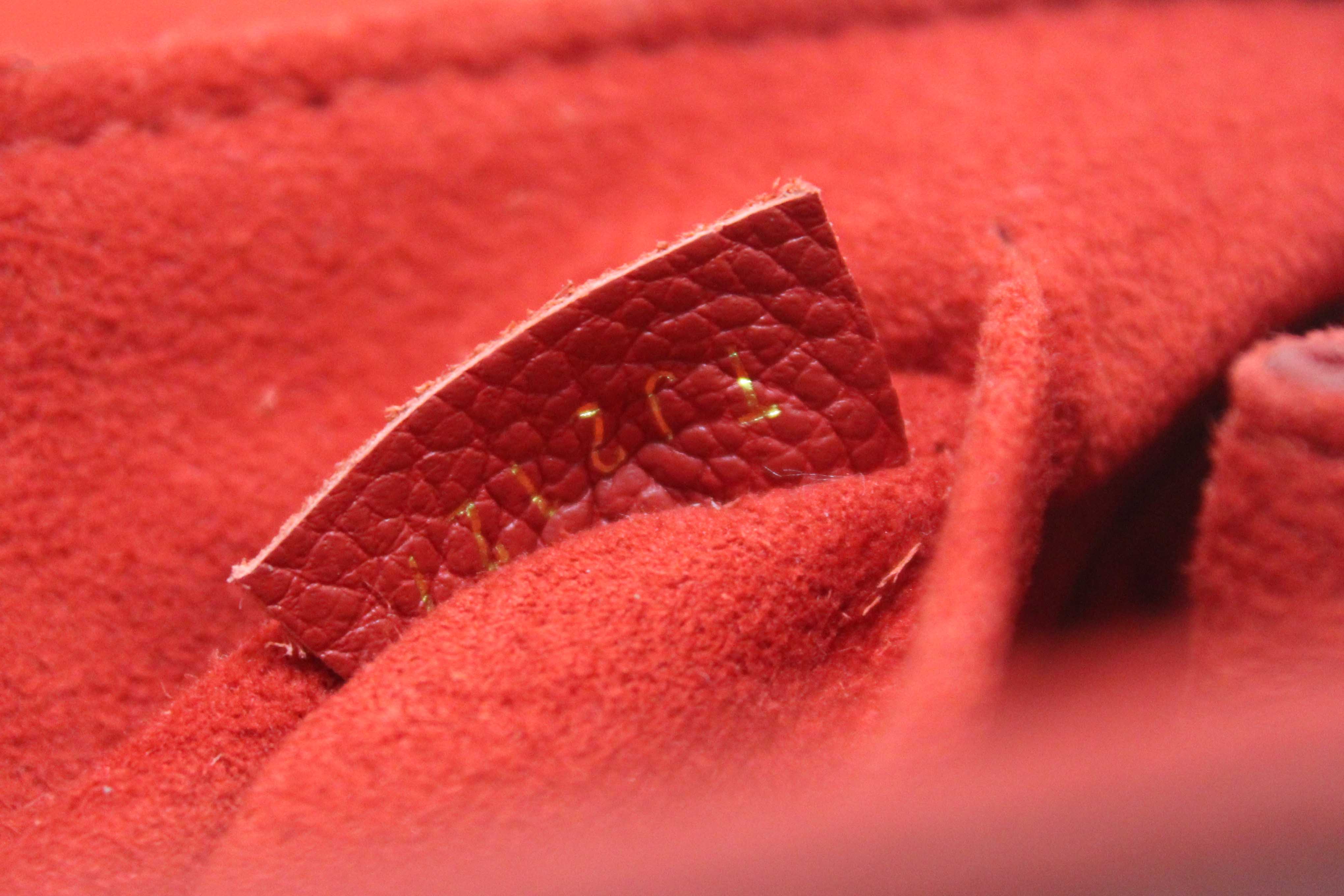 Authentic Louis Vuitton Red Monogram Empreinte Leather Saint Sulpice PM Bag