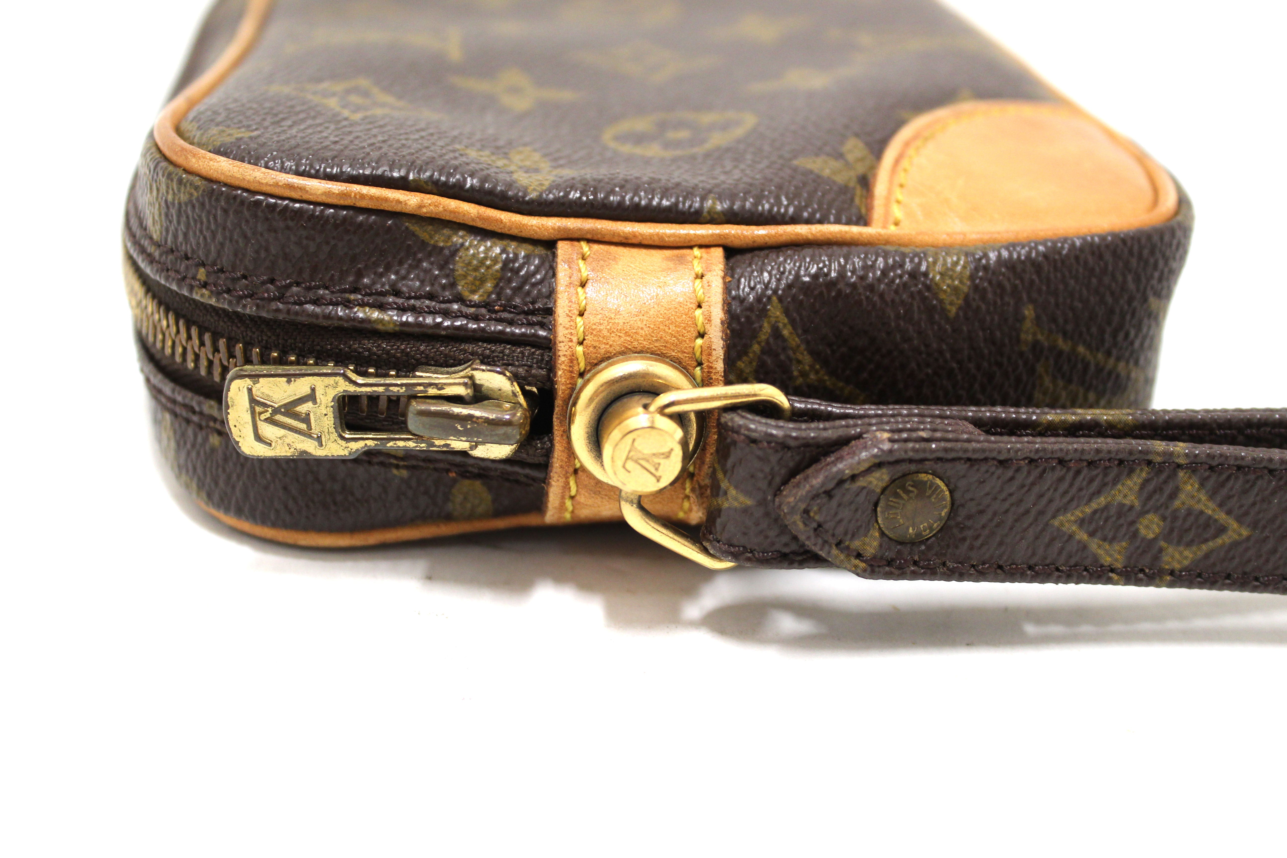 Louis Vuitton, Bags, Louis Vuitton Marly Dragonne Pm Wristlet Euc Vintage