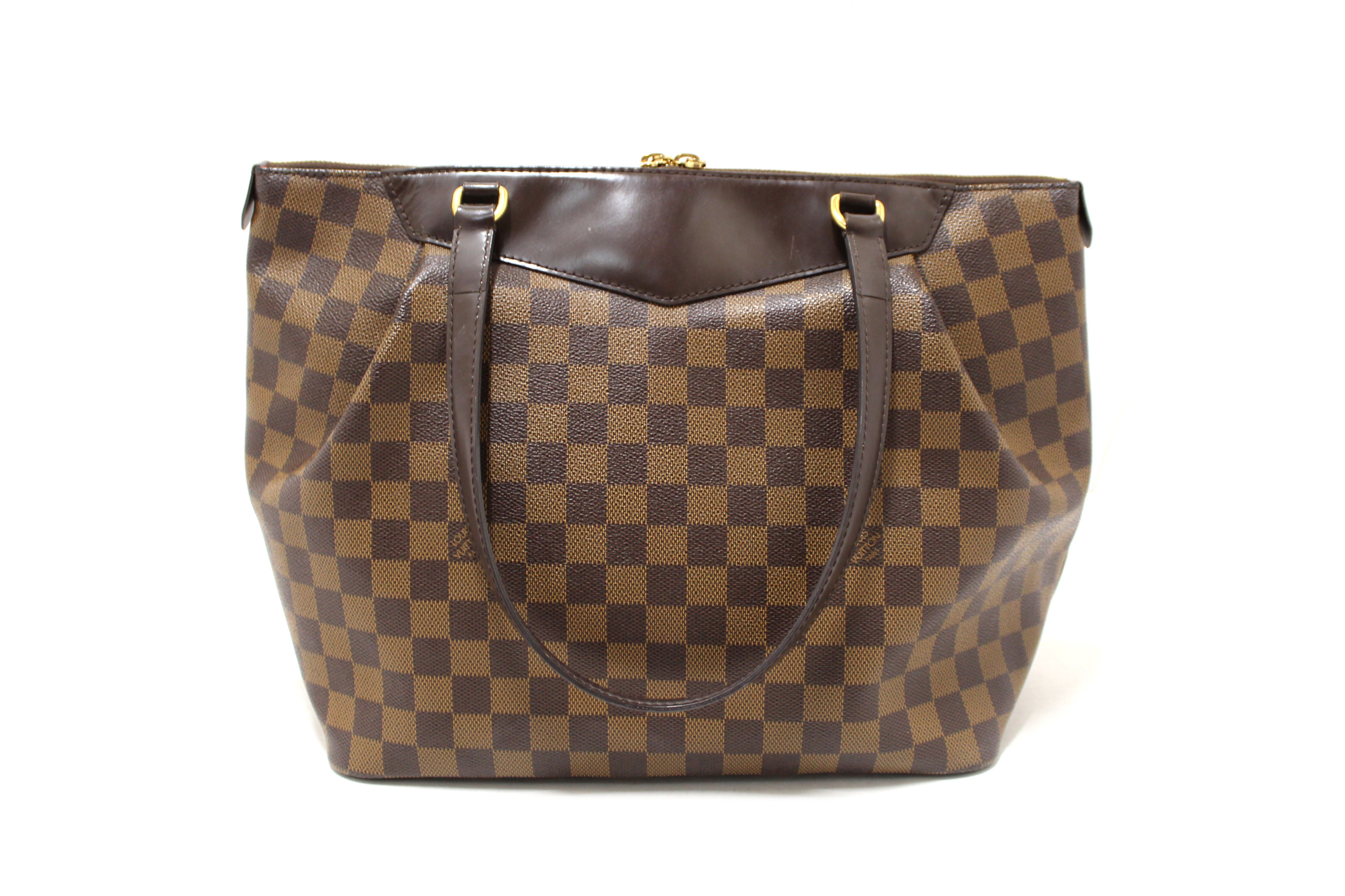 Authentic Louis Vuitton Damier Ebene Westminster GM Tote Shoulder Bag