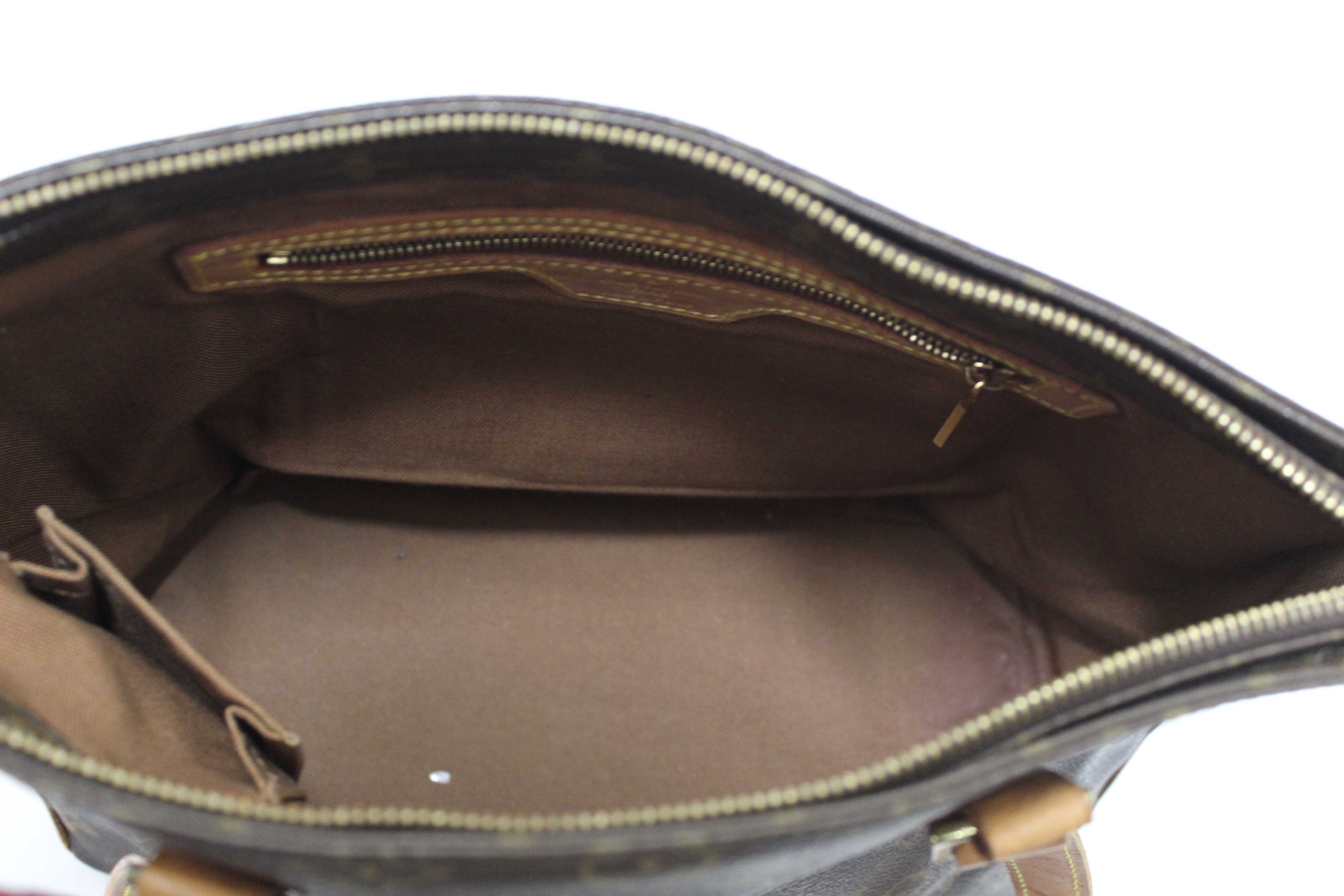 Authentic  Louis Vuitton Classic Monogram Canvas Piano Tote Shoulder Bag