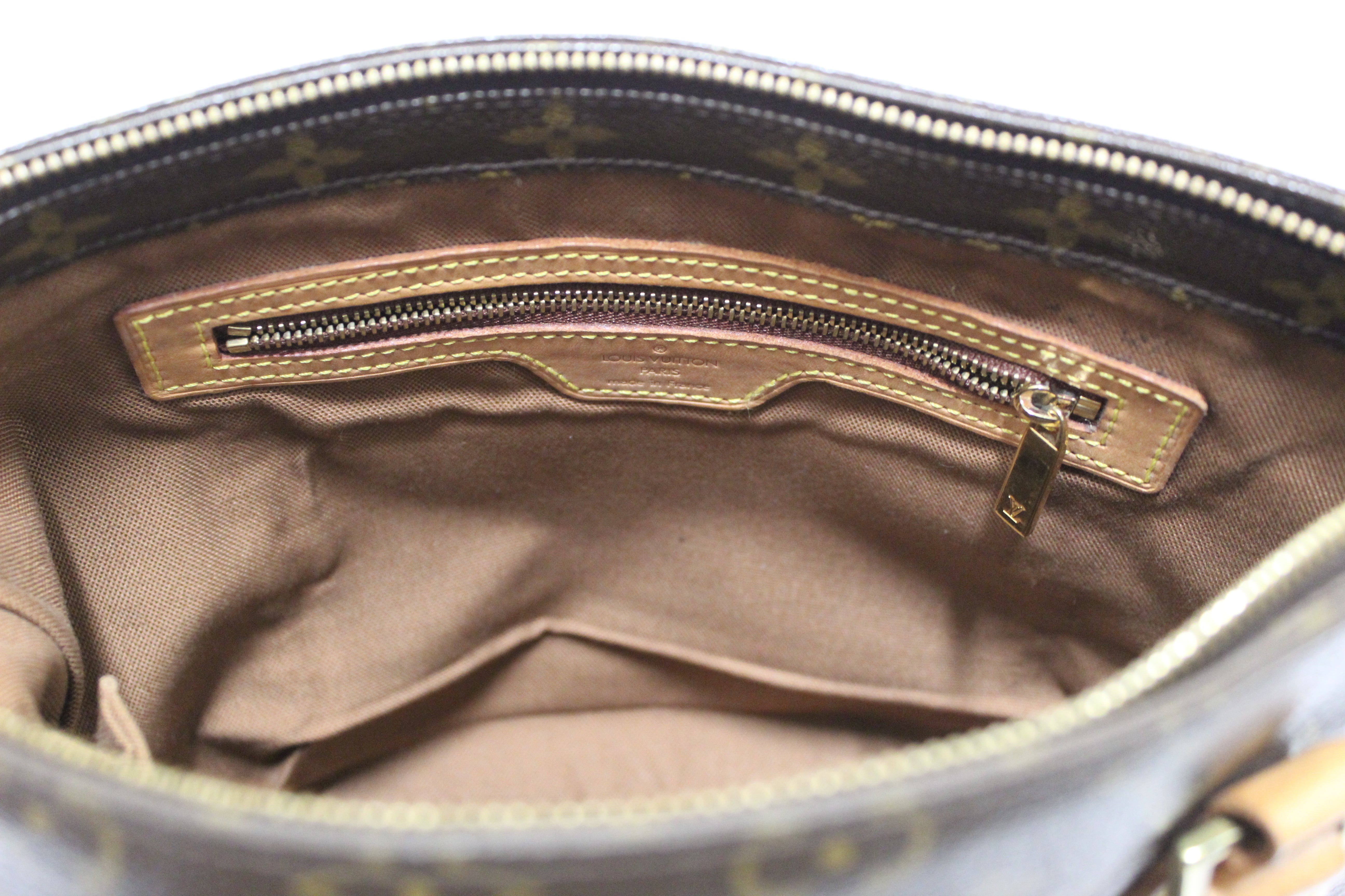 Authentic  Louis Vuitton Classic Monogram Canvas Piano Tote Shoulder Bag