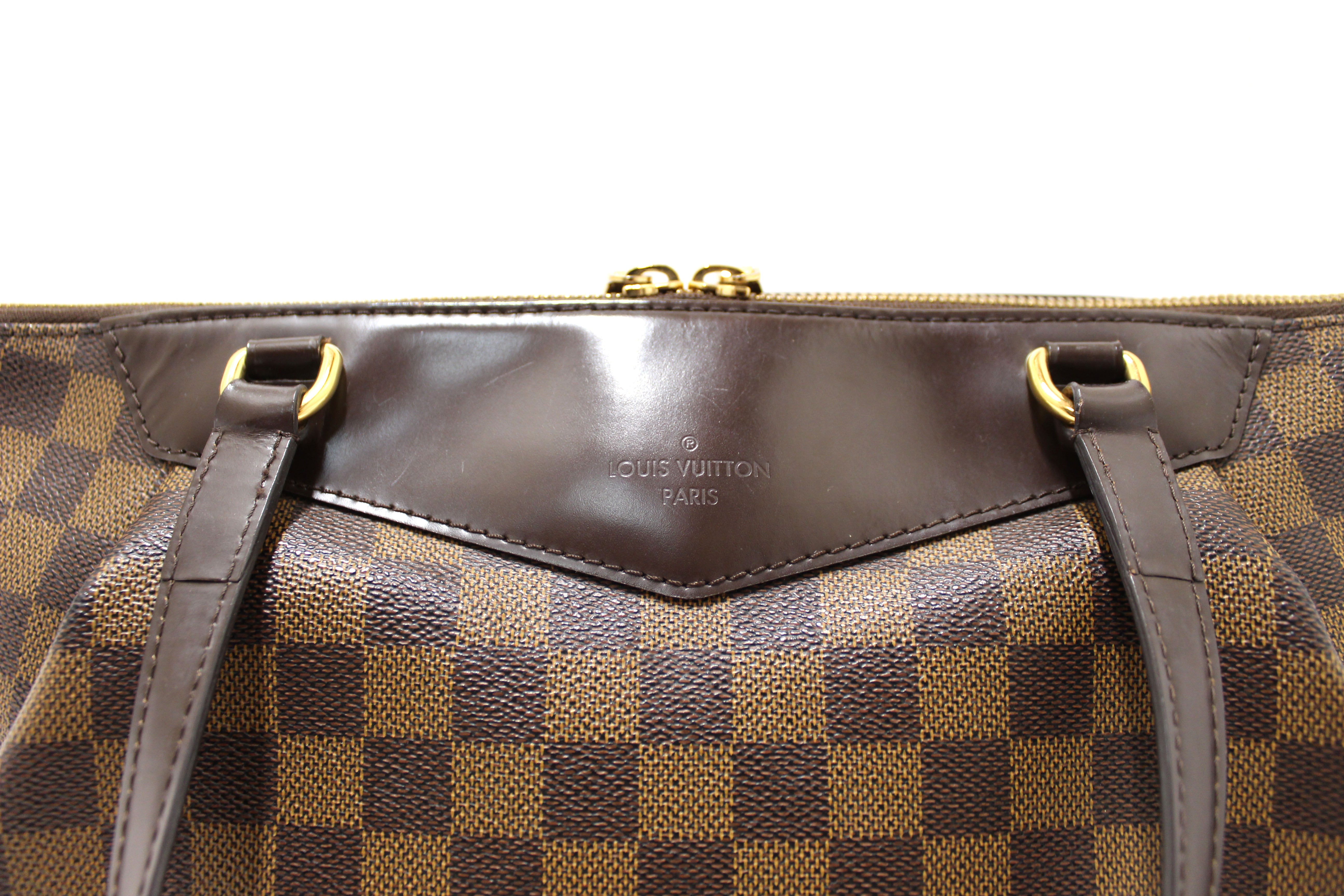 Authentic Louis Vuitton Damier Ebene Westminster GM Tote Shoulder Bag