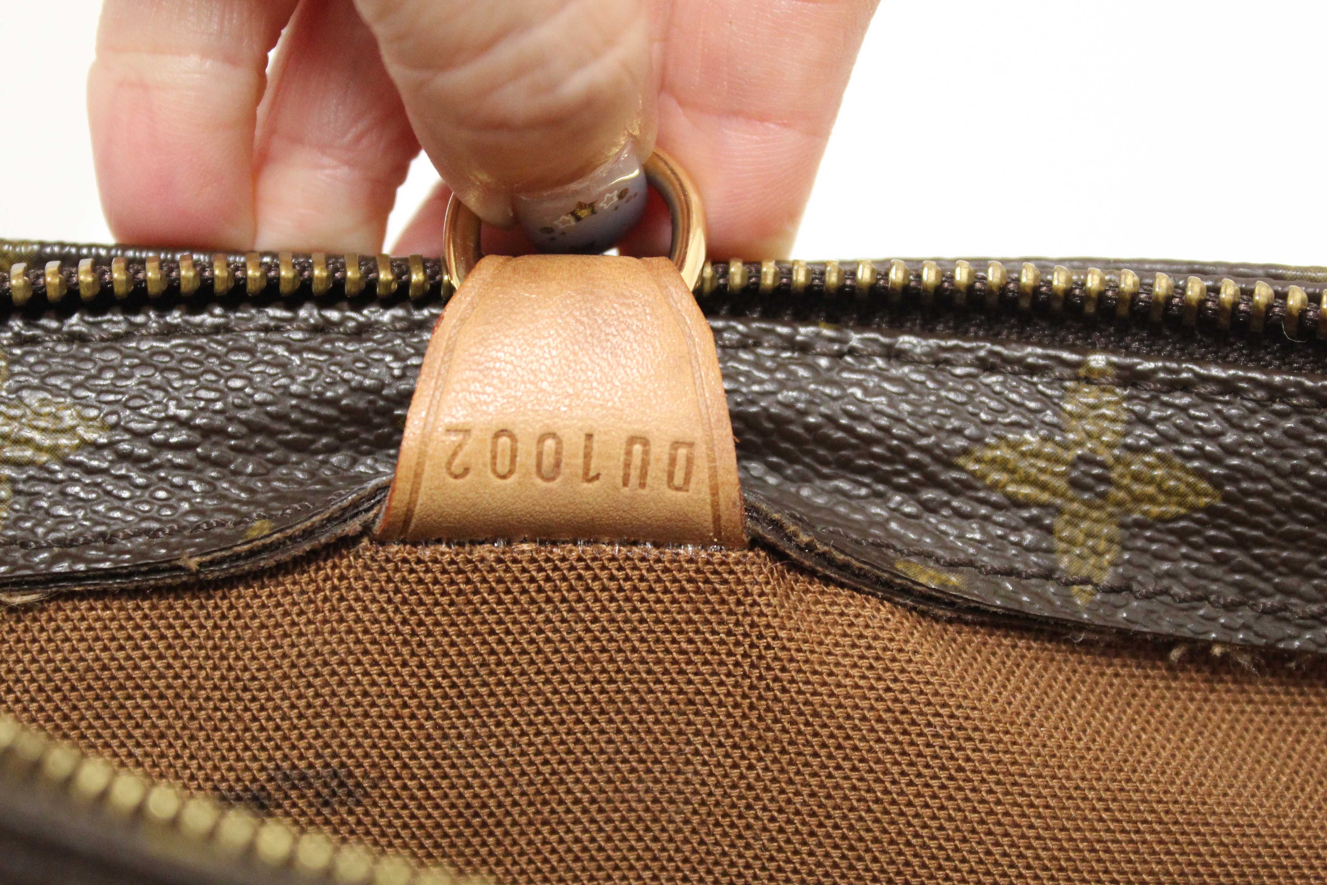 Authentic  Louis Vuitton Classic Monogram Canvas Piano Tote Shoulder Bag