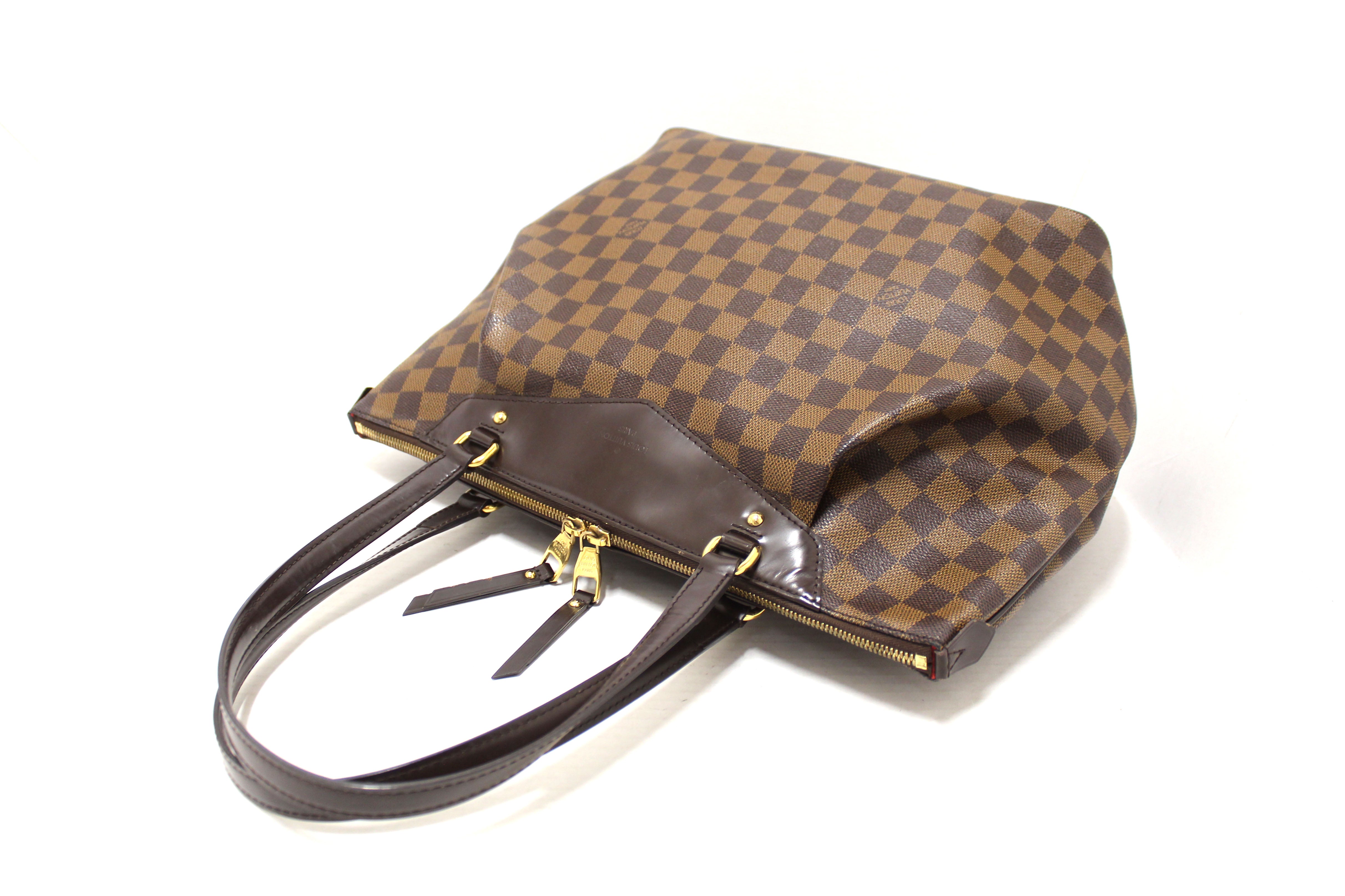 Authentic Louis Vuitton Damier Ebene Westminster GM Tote Shoulder Bag