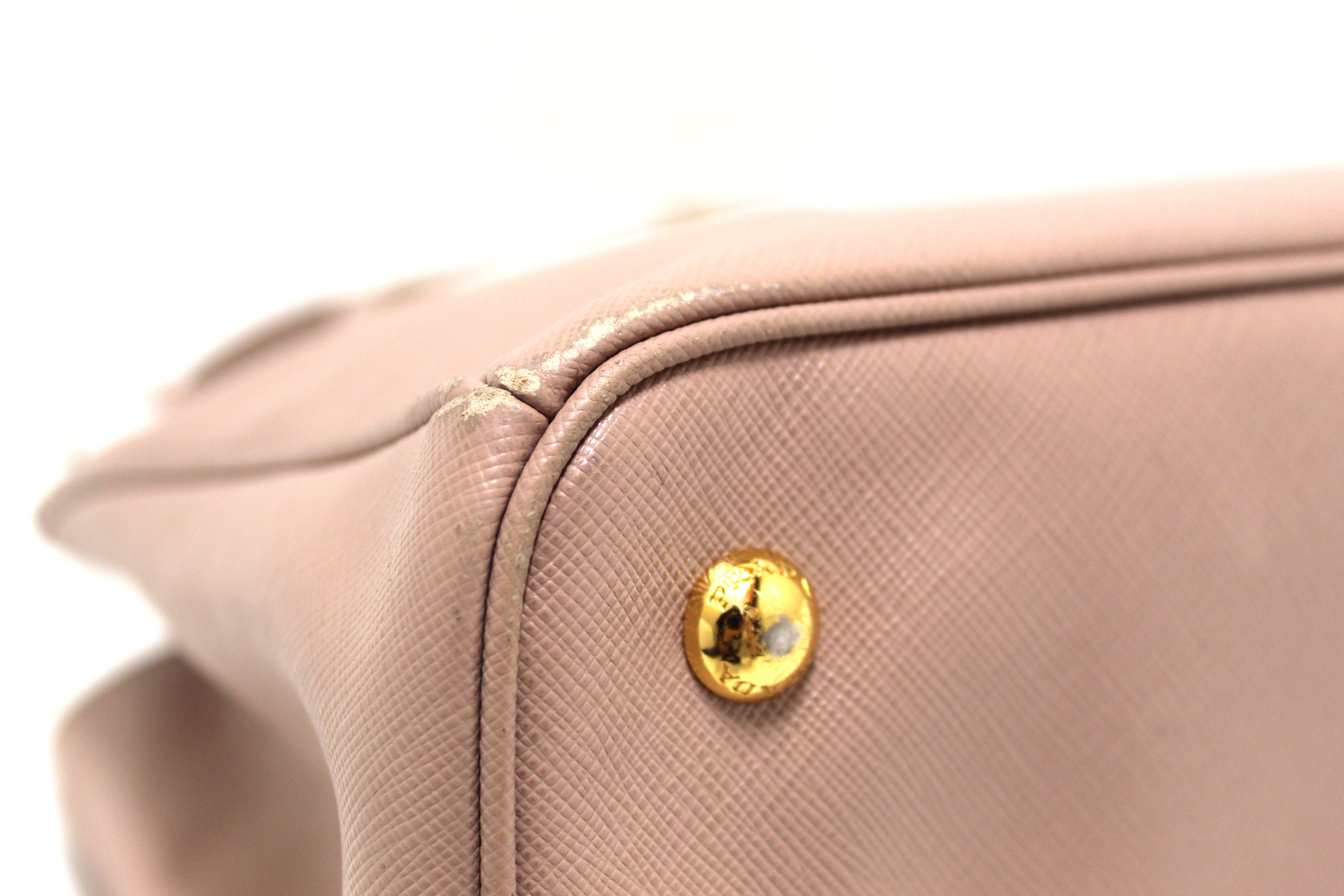 PRADA Saffiano Galleria handbag pink series, Luxury, Bags