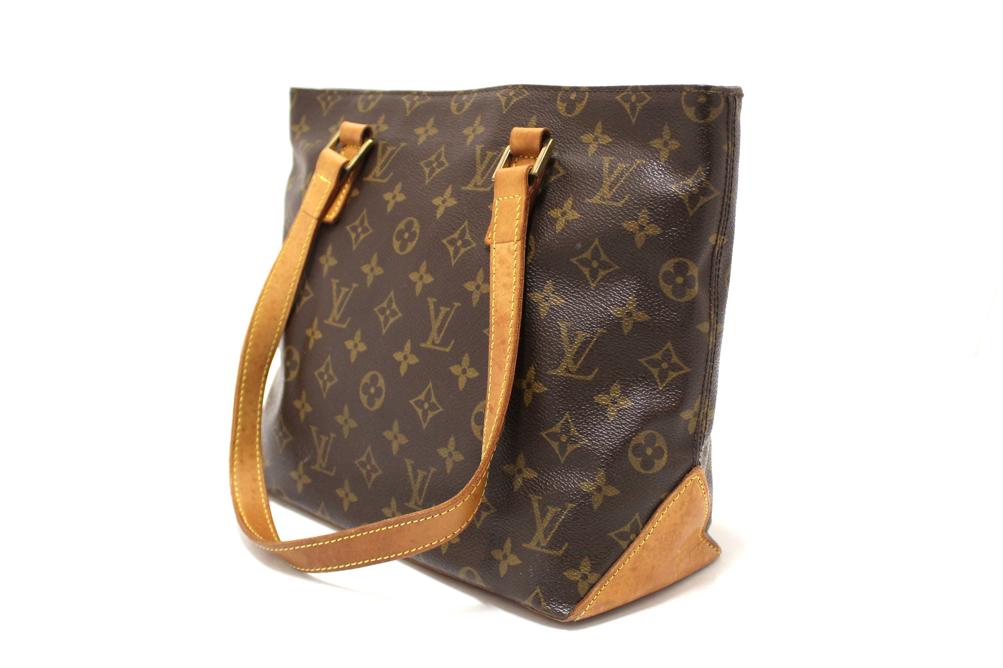 Authentic  Louis Vuitton Classic Monogram Canvas Piano Tote Shoulder Bag