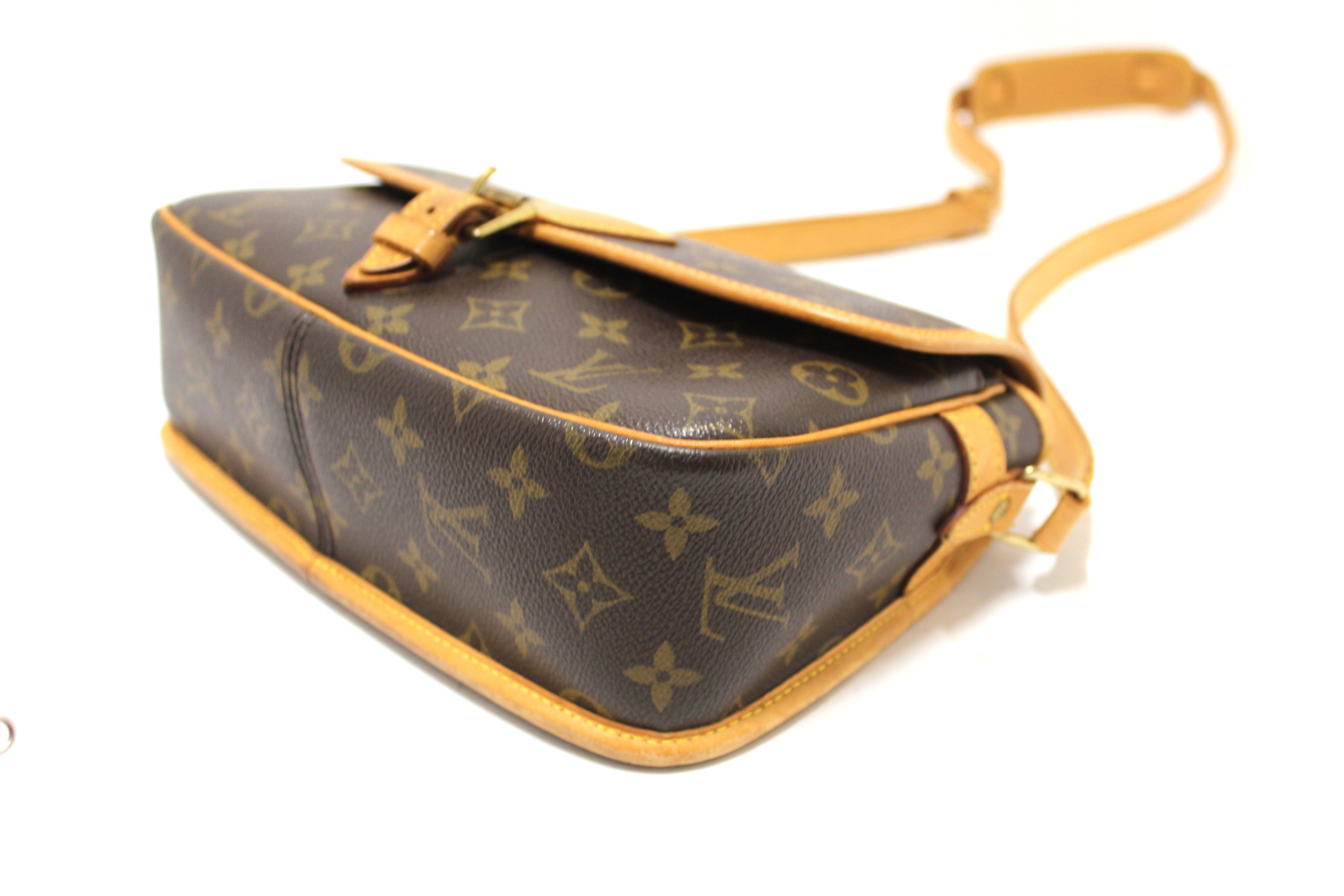 Authentic Louis Vuitton Classic Monogram Sologne Messenger Bag