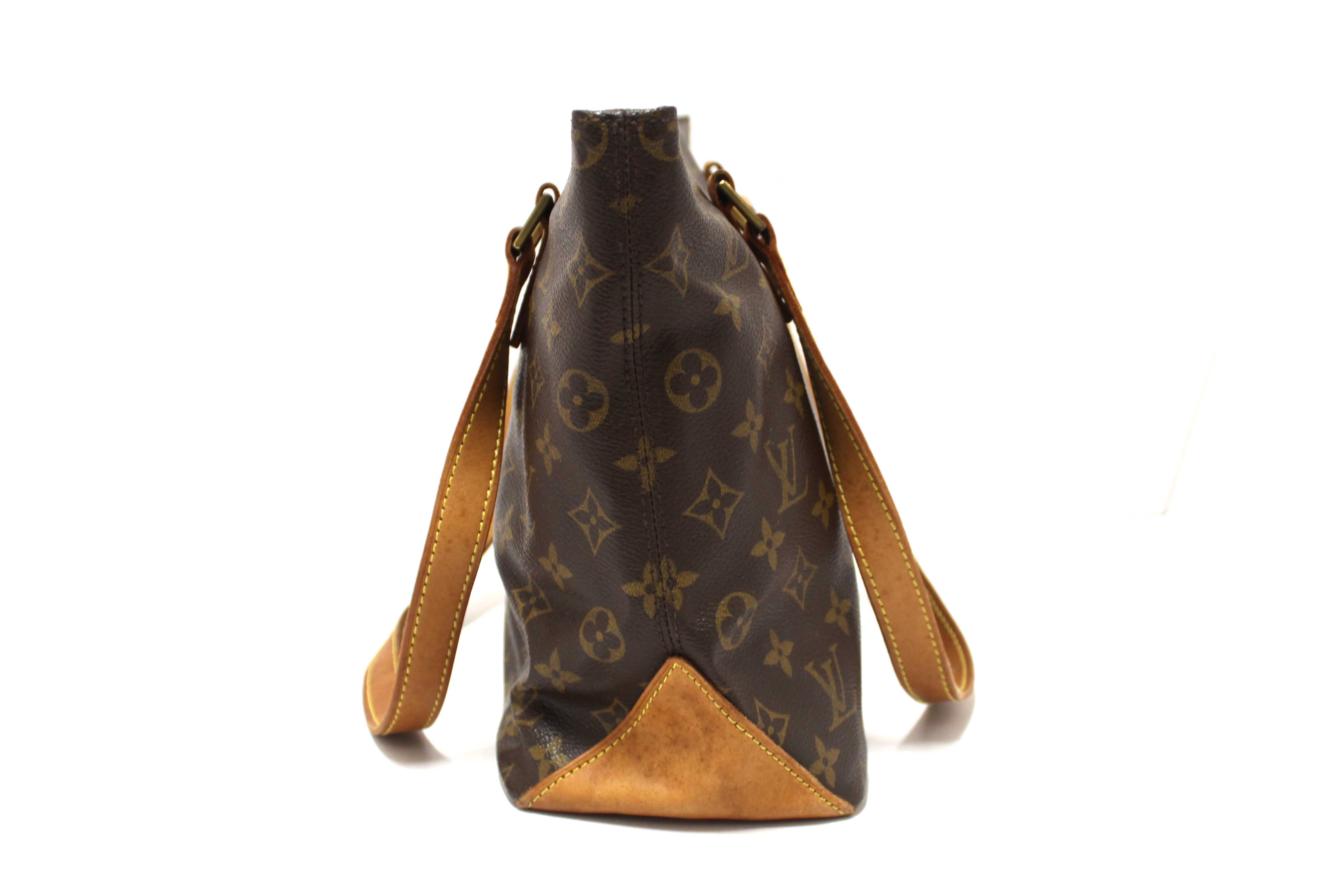 Authentic  Louis Vuitton Classic Monogram Canvas Piano Tote Shoulder Bag
