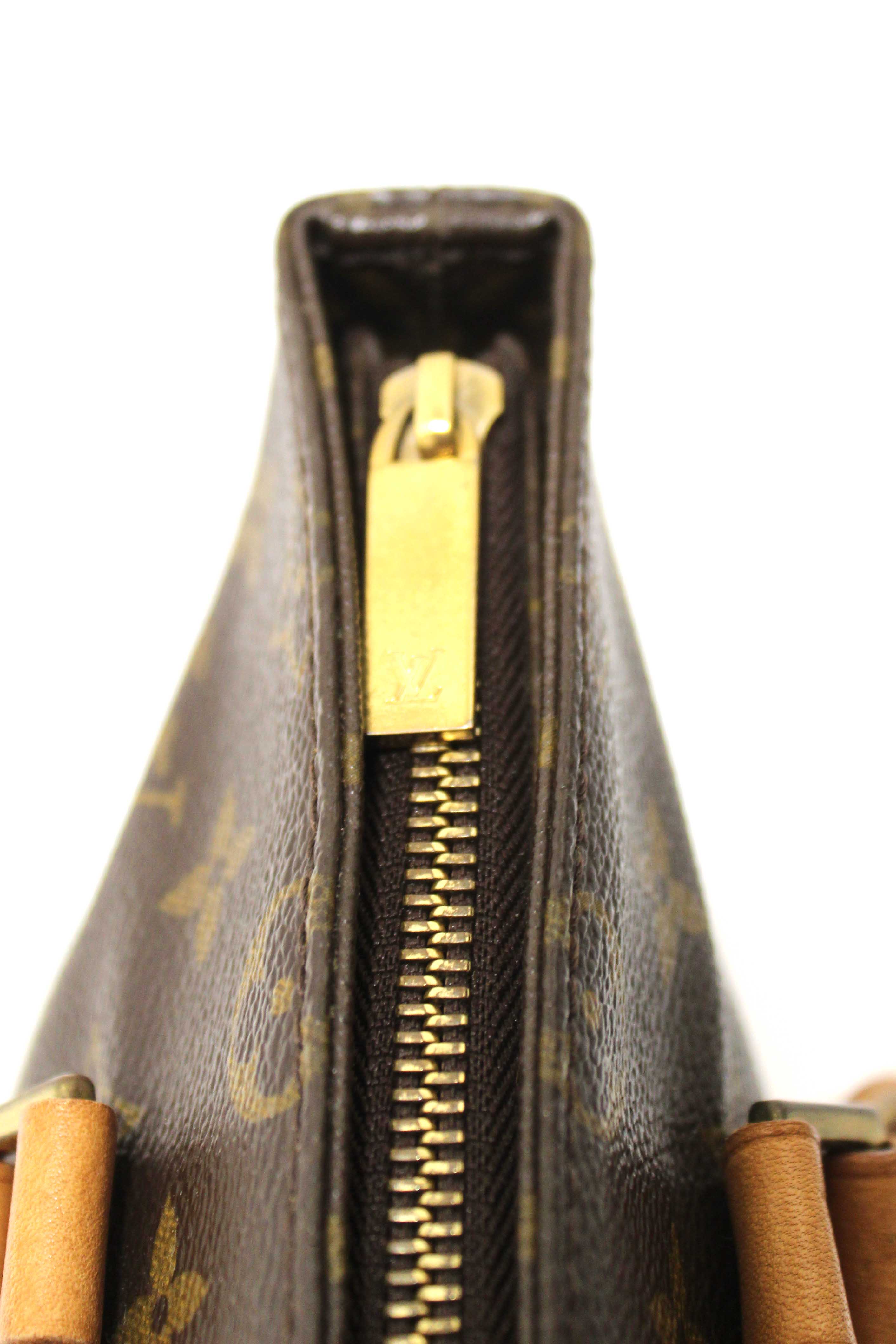 Authentic  Louis Vuitton Classic Monogram Canvas Piano Tote Shoulder Bag