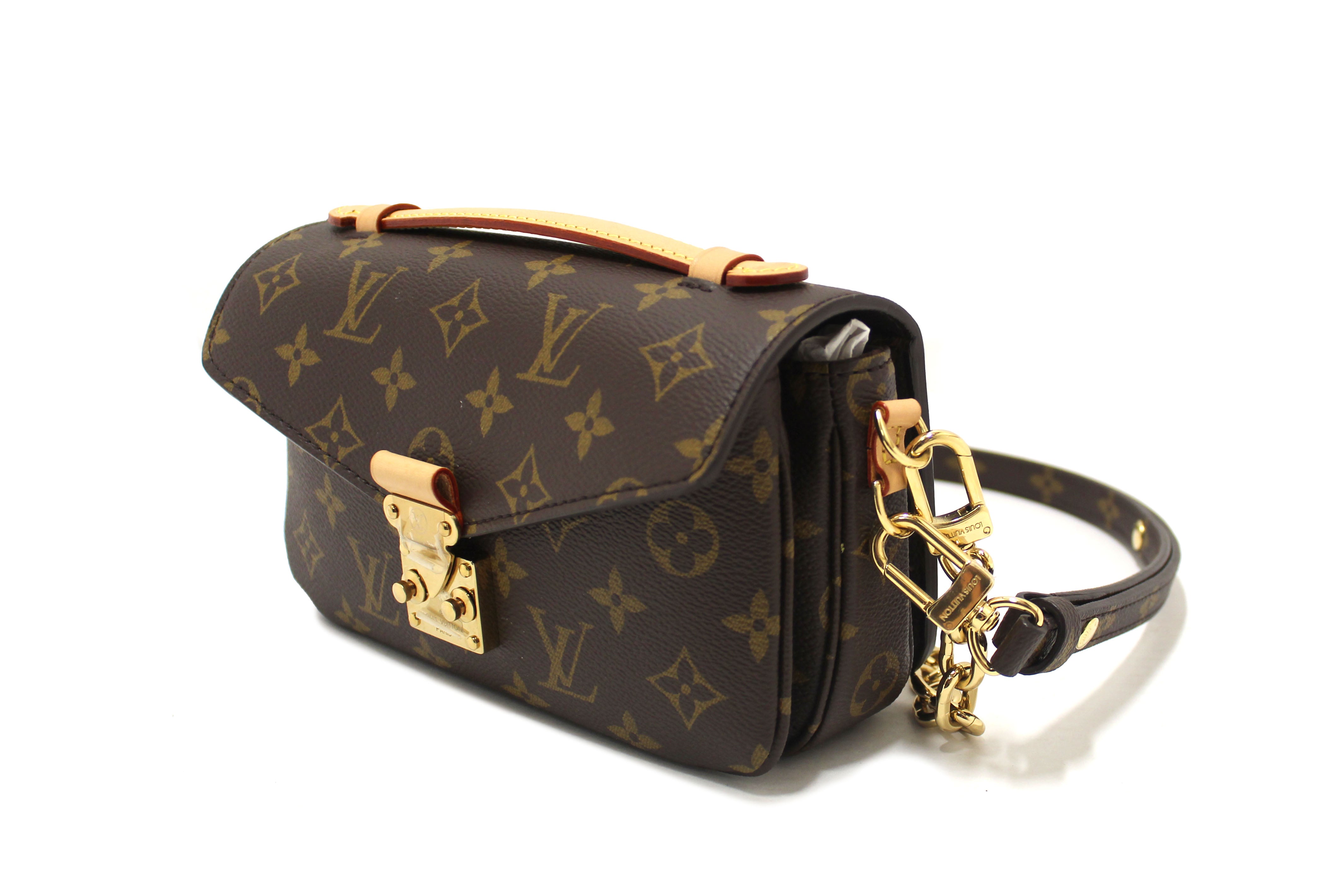 Authentic Louis Vuitton Monogram Pochette Metis East West Messenger Crossbody Bag