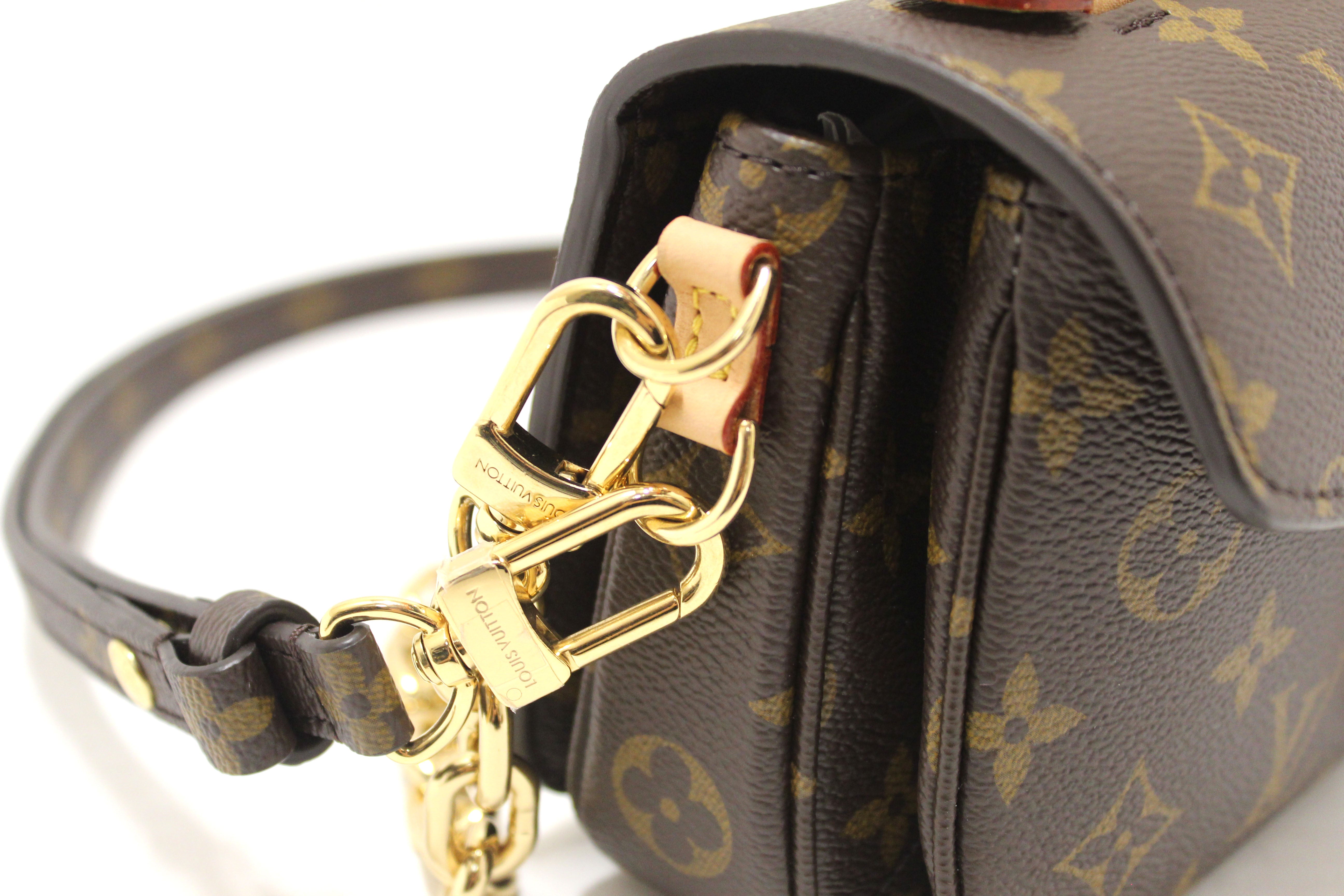 Authentic Louis Vuitton Monogram Pochette Metis East West Messenger Crossbody Bag