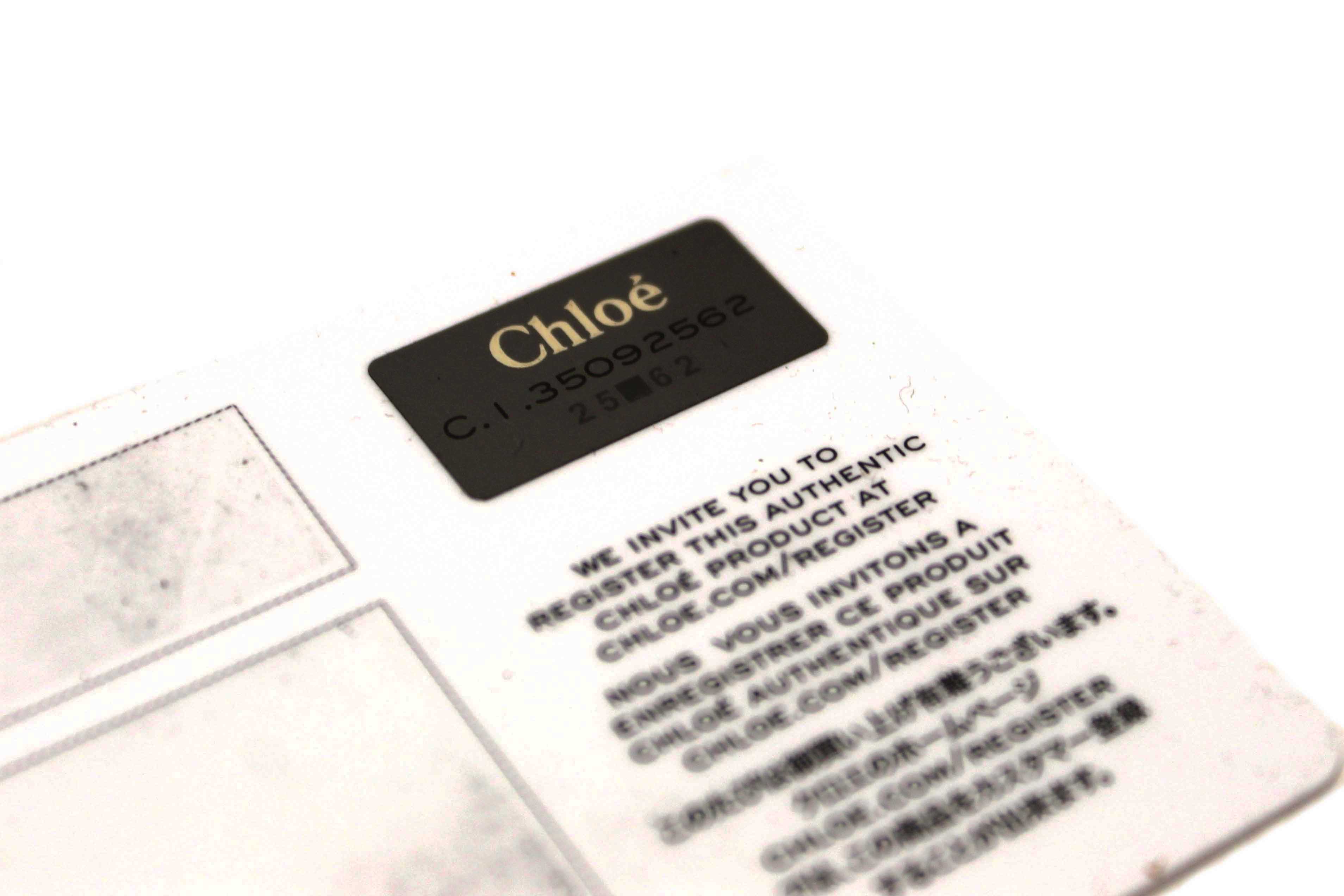 Authentic Chloe Brown Pebbled Leather Paddington Satchel Bag