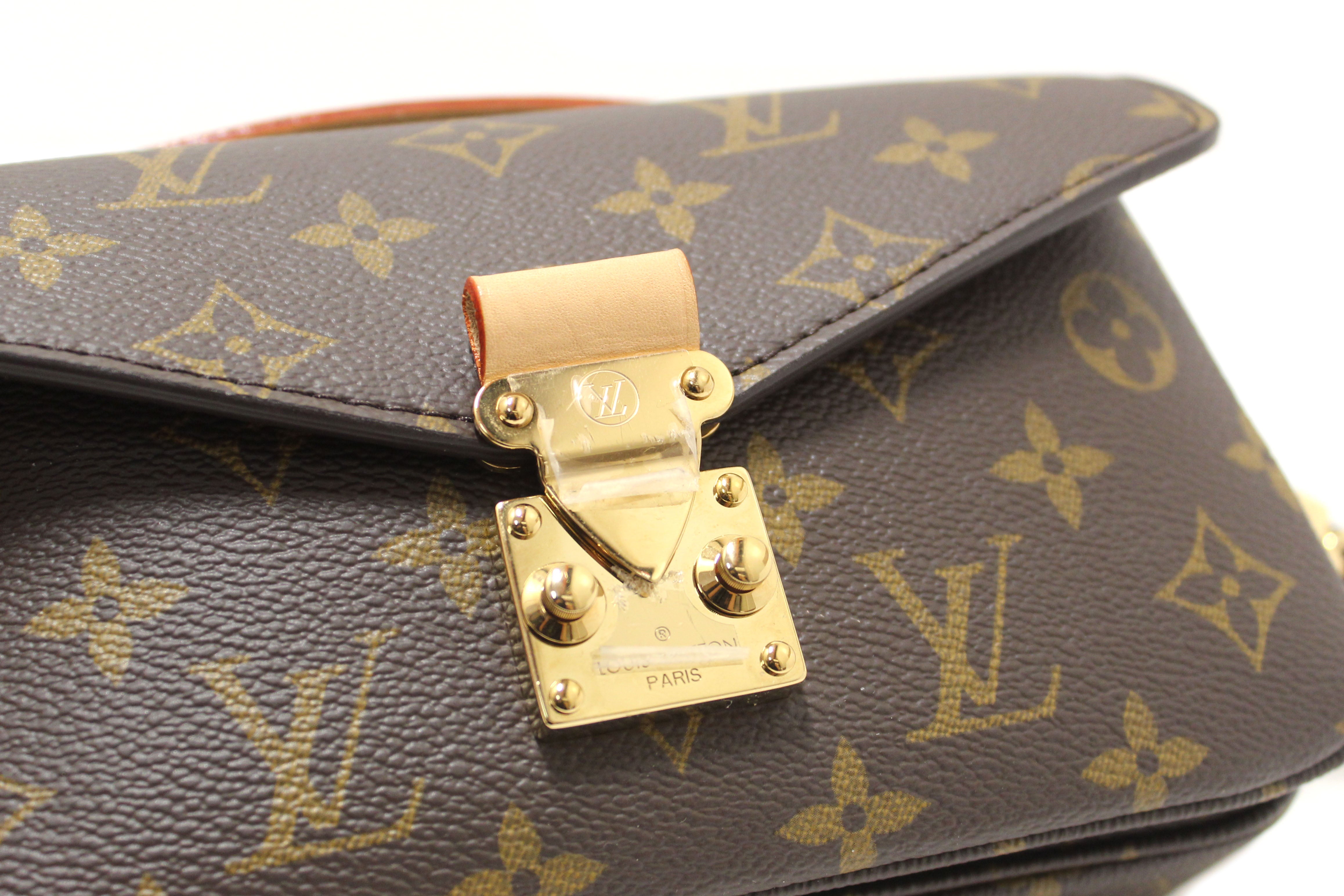 Authentic Louis Vuitton Monogram Pochette Metis East West Messenger Crossbody Bag