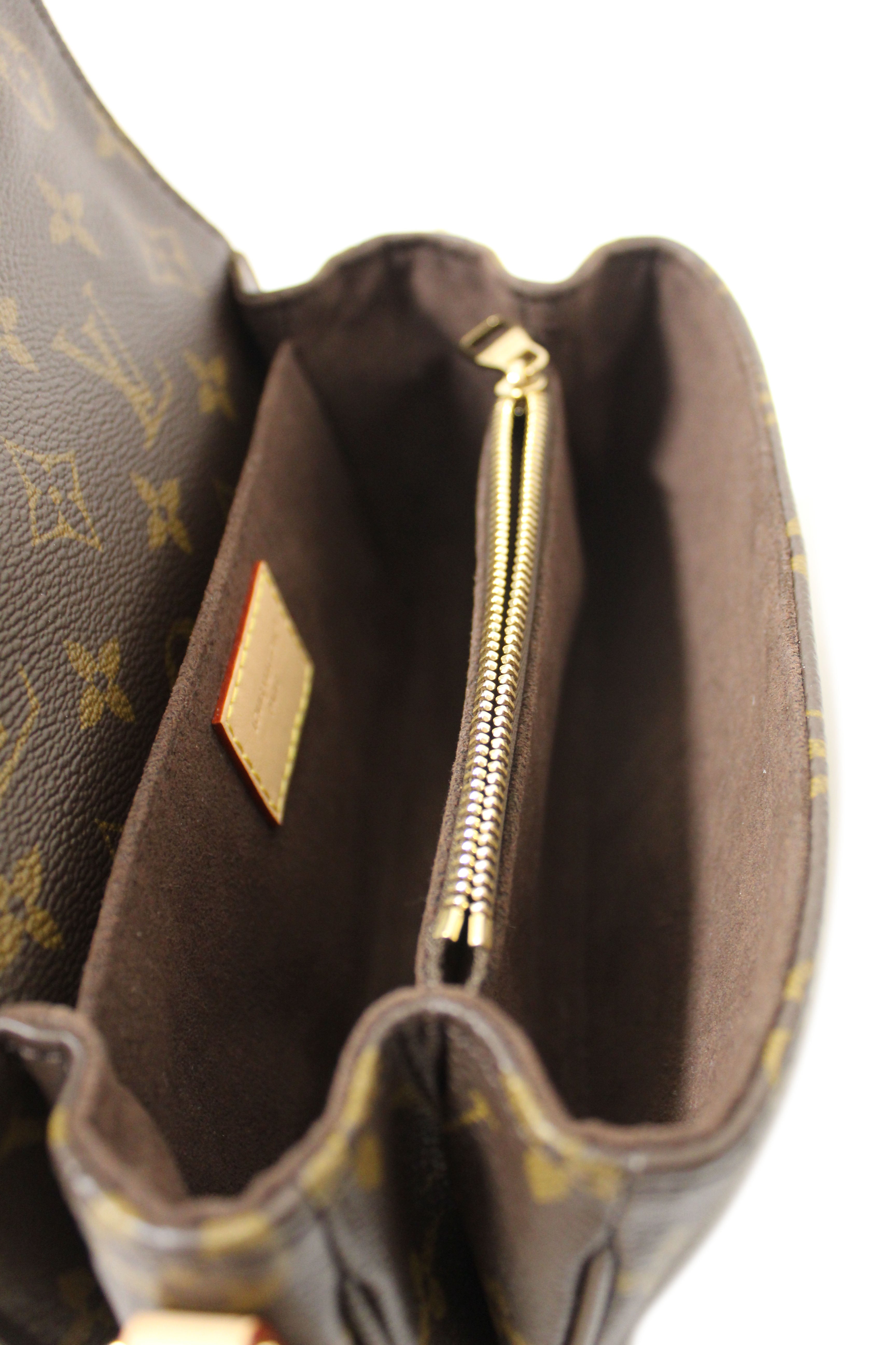 Authentic Louis Vuitton Monogram Pochette Metis East West Messenger Crossbody Bag