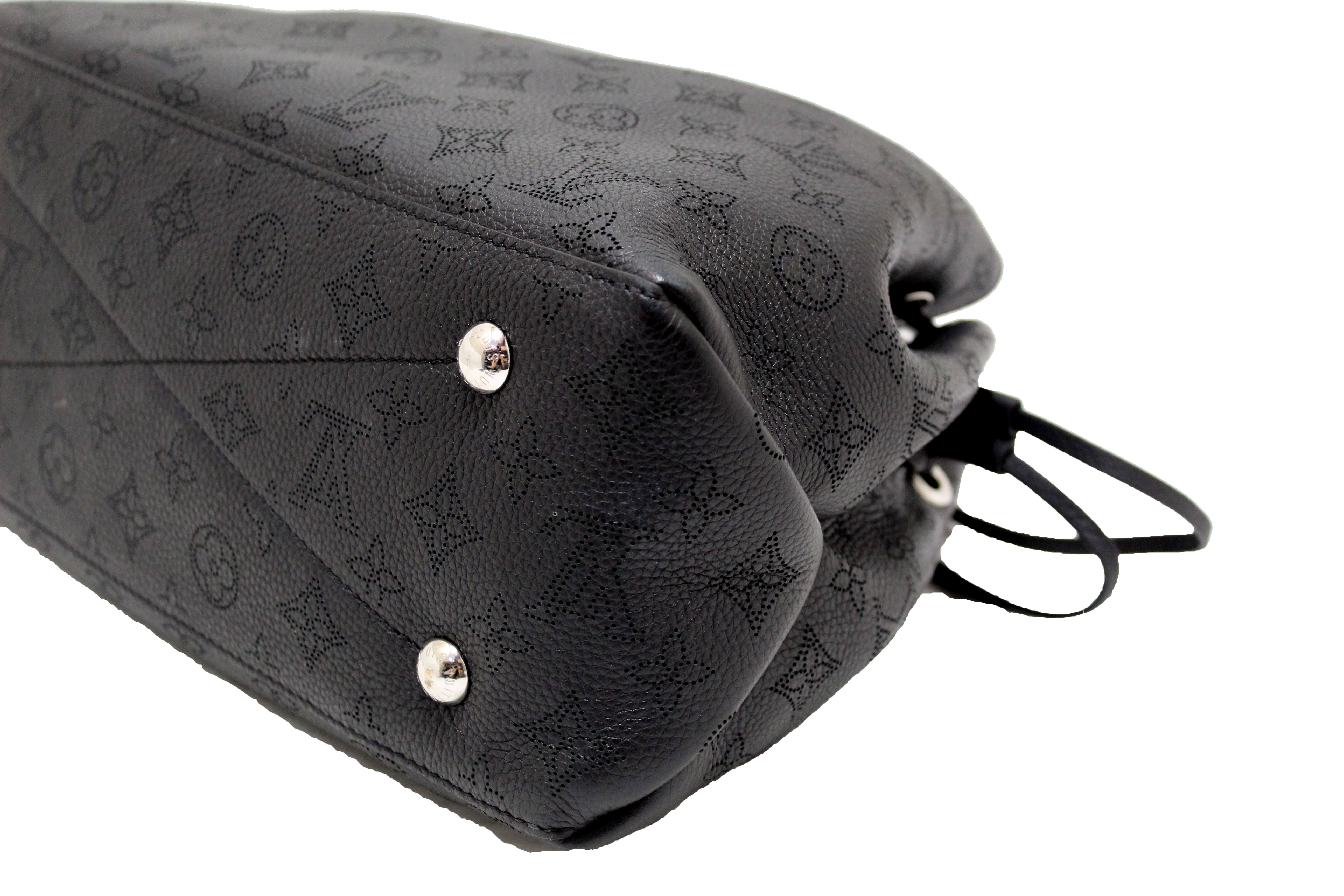 Authentic Louis Vuitton Mahina GM Monogram Empreinte Leather Shoulder Bag
