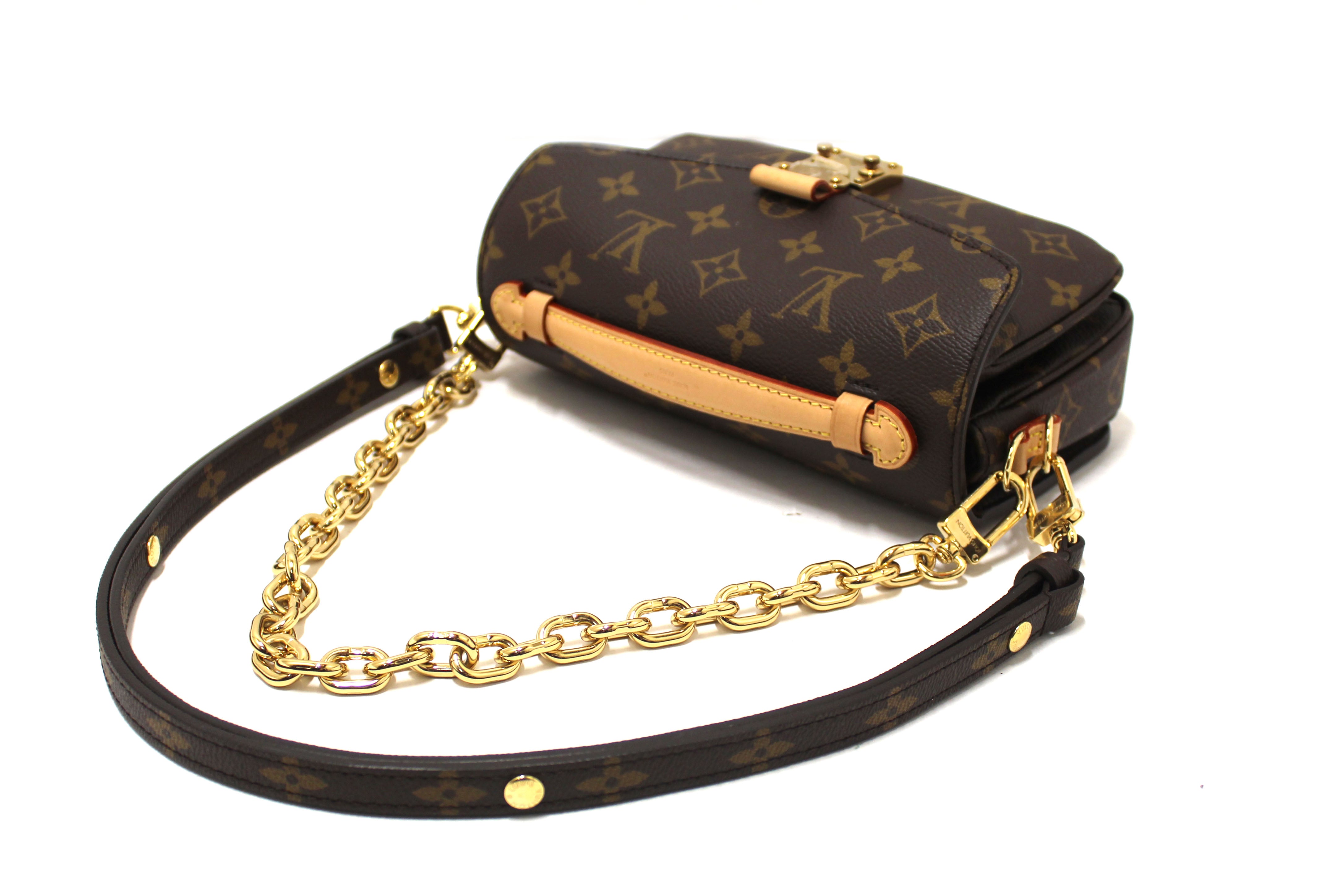 Authentic Louis Vuitton Monogram Pochette Metis East West Messenger Crossbody Bag