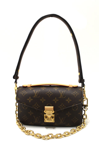 Authentic Louis Vuitton Monogram Pochette Metis East West Messenger Crossbody Bag