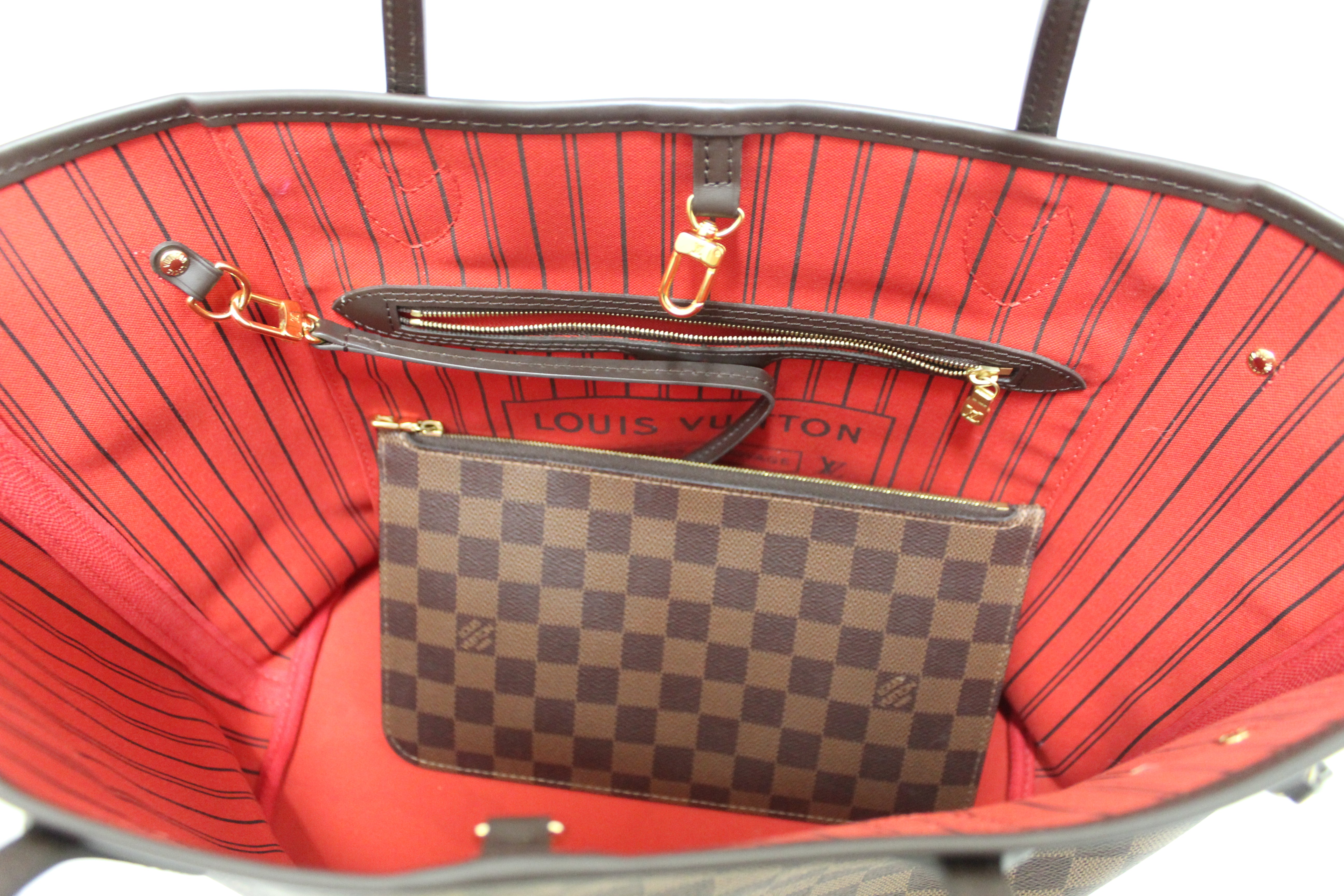 Louis vuitton neverfull red inside Clearance