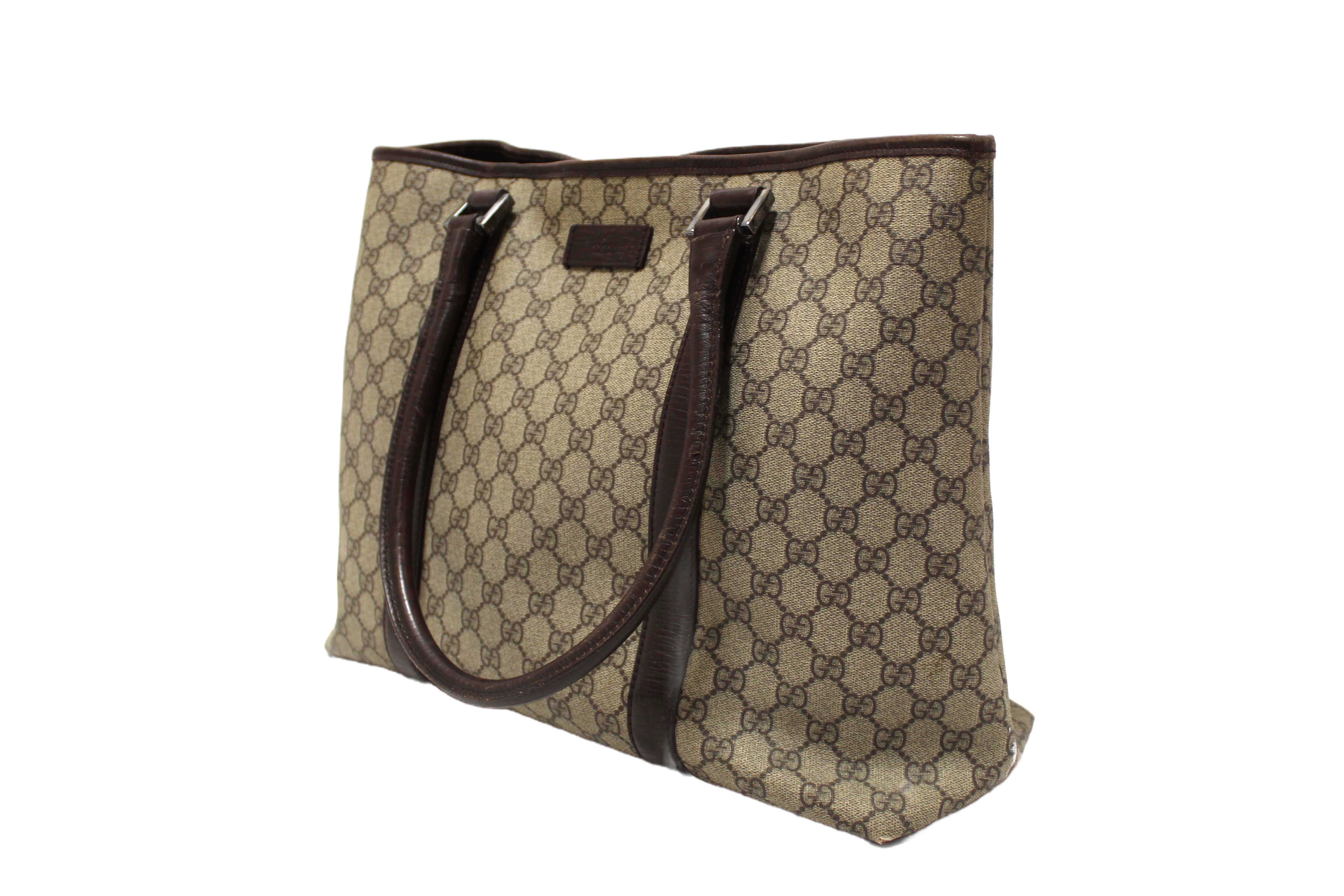 Authentic Gucci Brown GG Joy Shoulder Tote